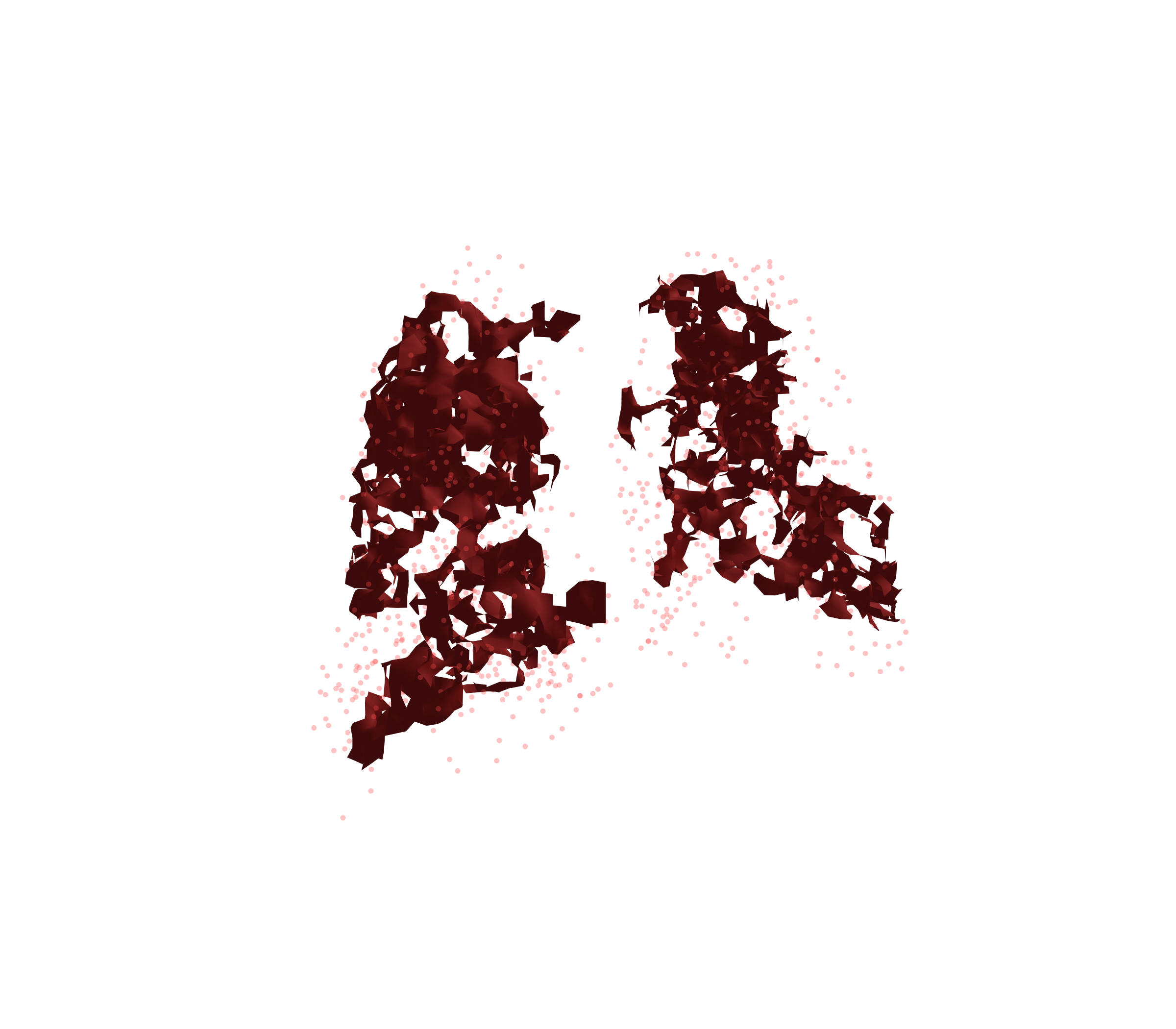 Combined Visualization (Expiration) - Back View