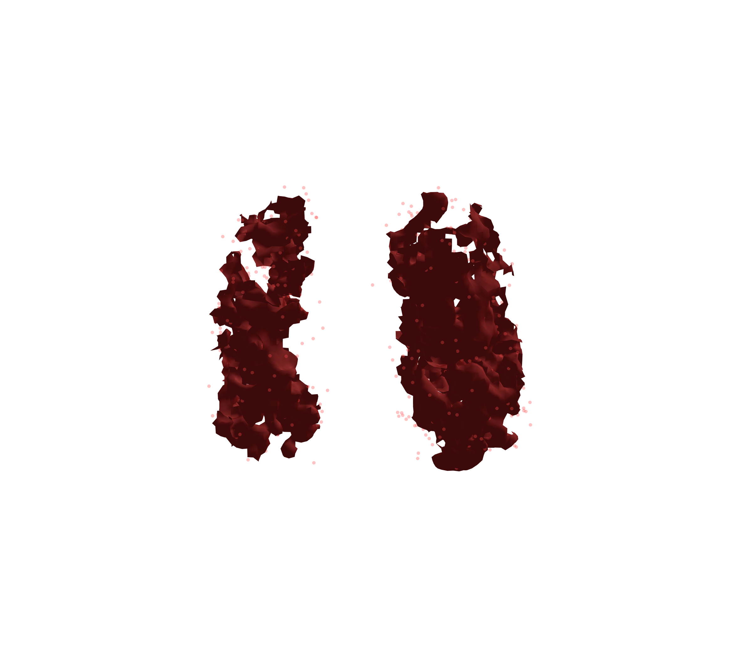 Combined Visualization (Expiration) - Front View