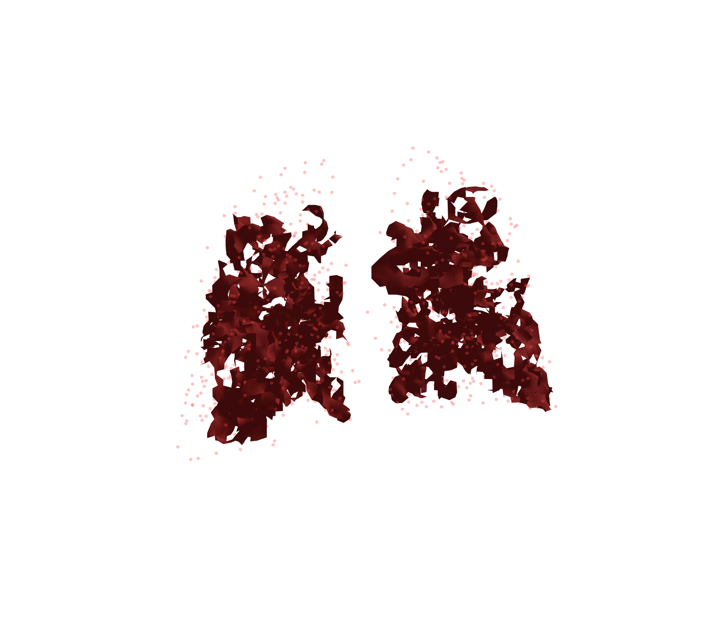 Combined Visualization (Expiration) - Back View