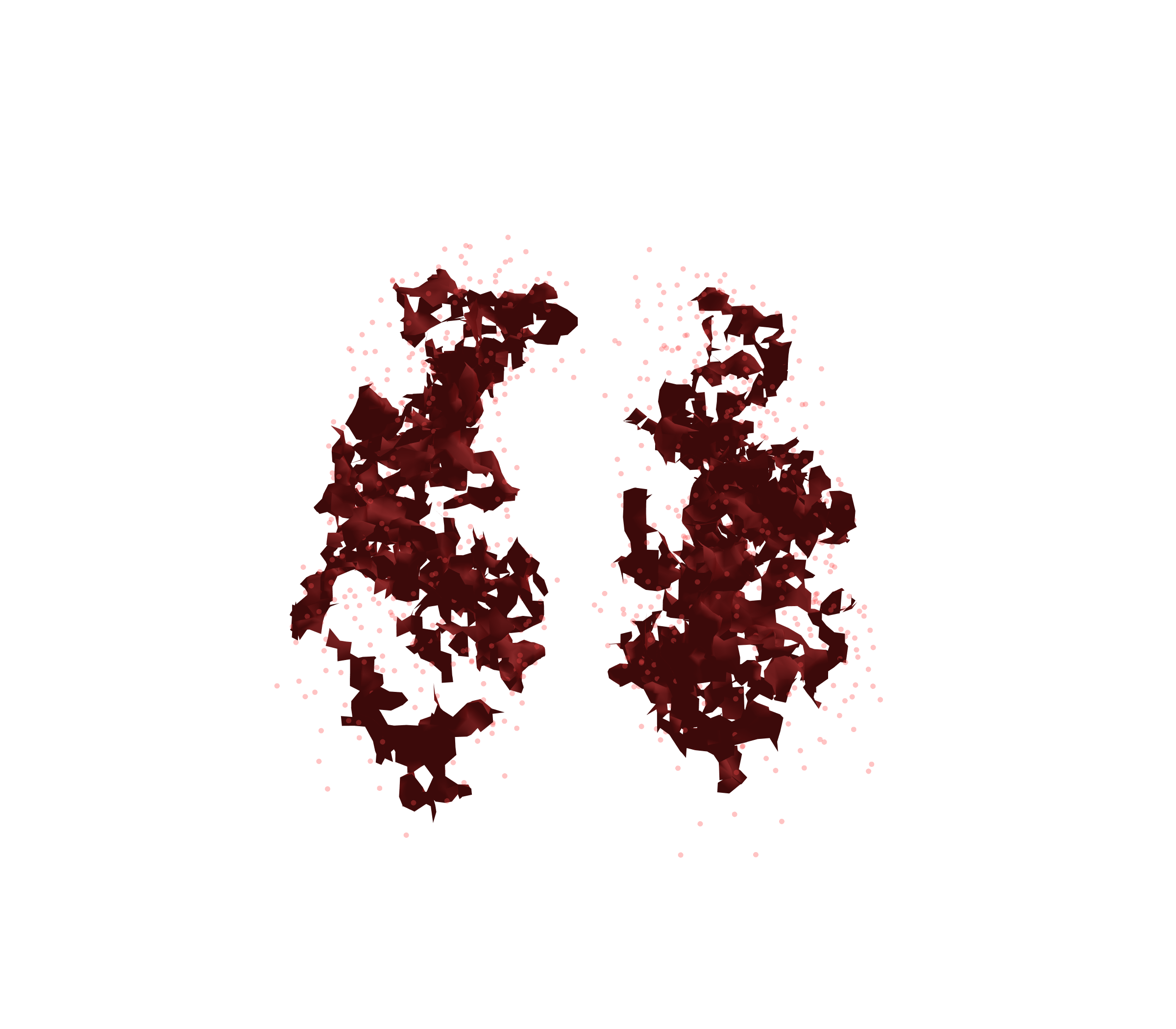 Combined Visualization (Expiration) - Front View