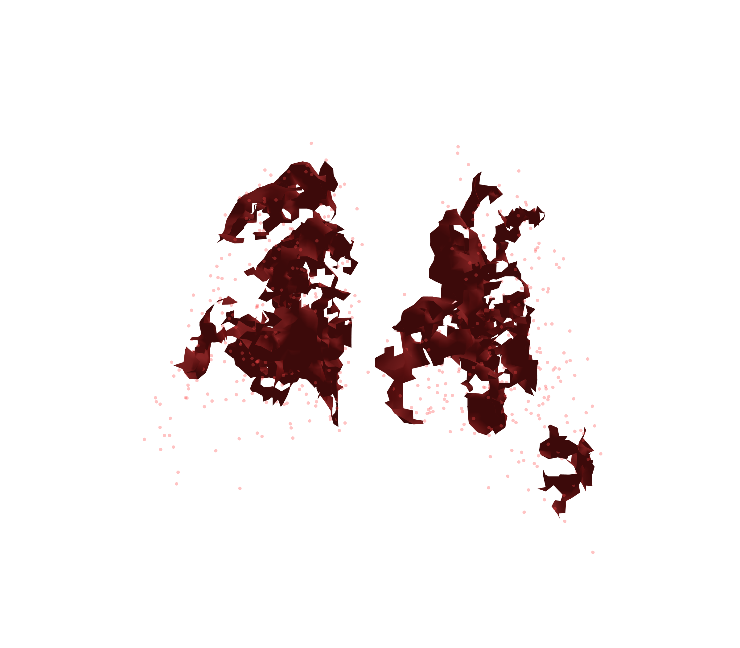 Combined Visualization (Expiration) - Back View