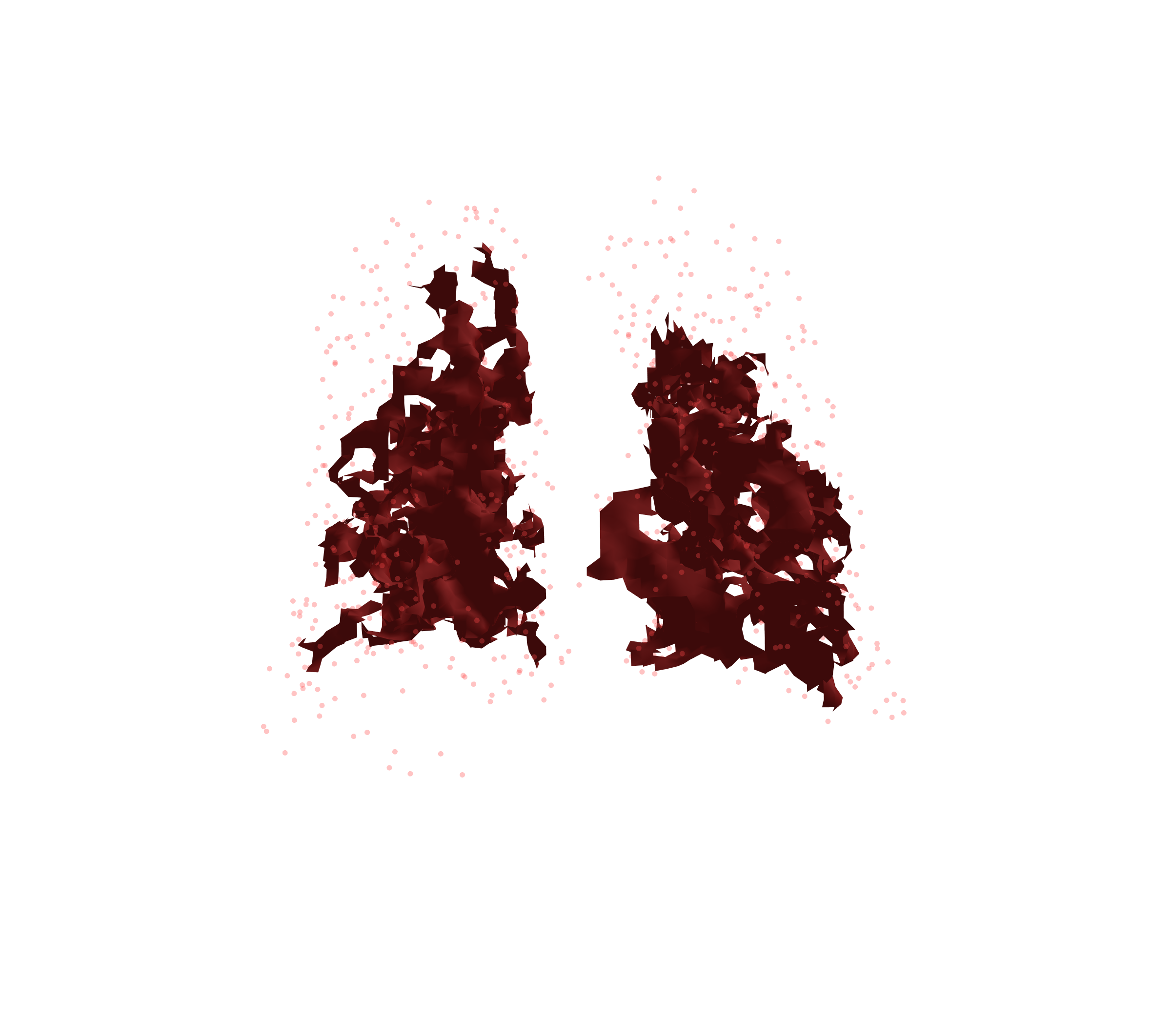 Combined Visualization (Expiration) - Back View