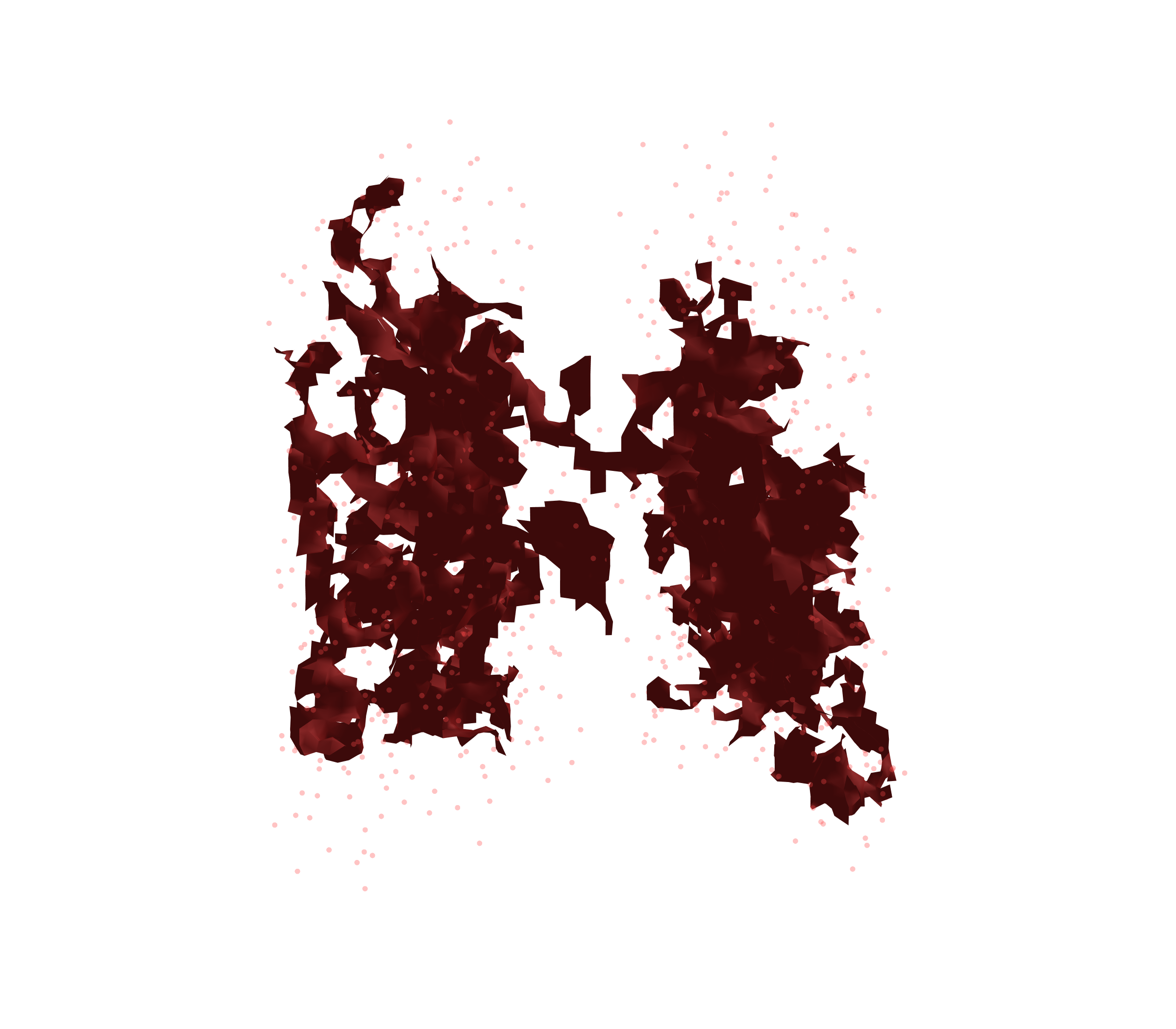 Combined Visualization (Expiration) - Back View