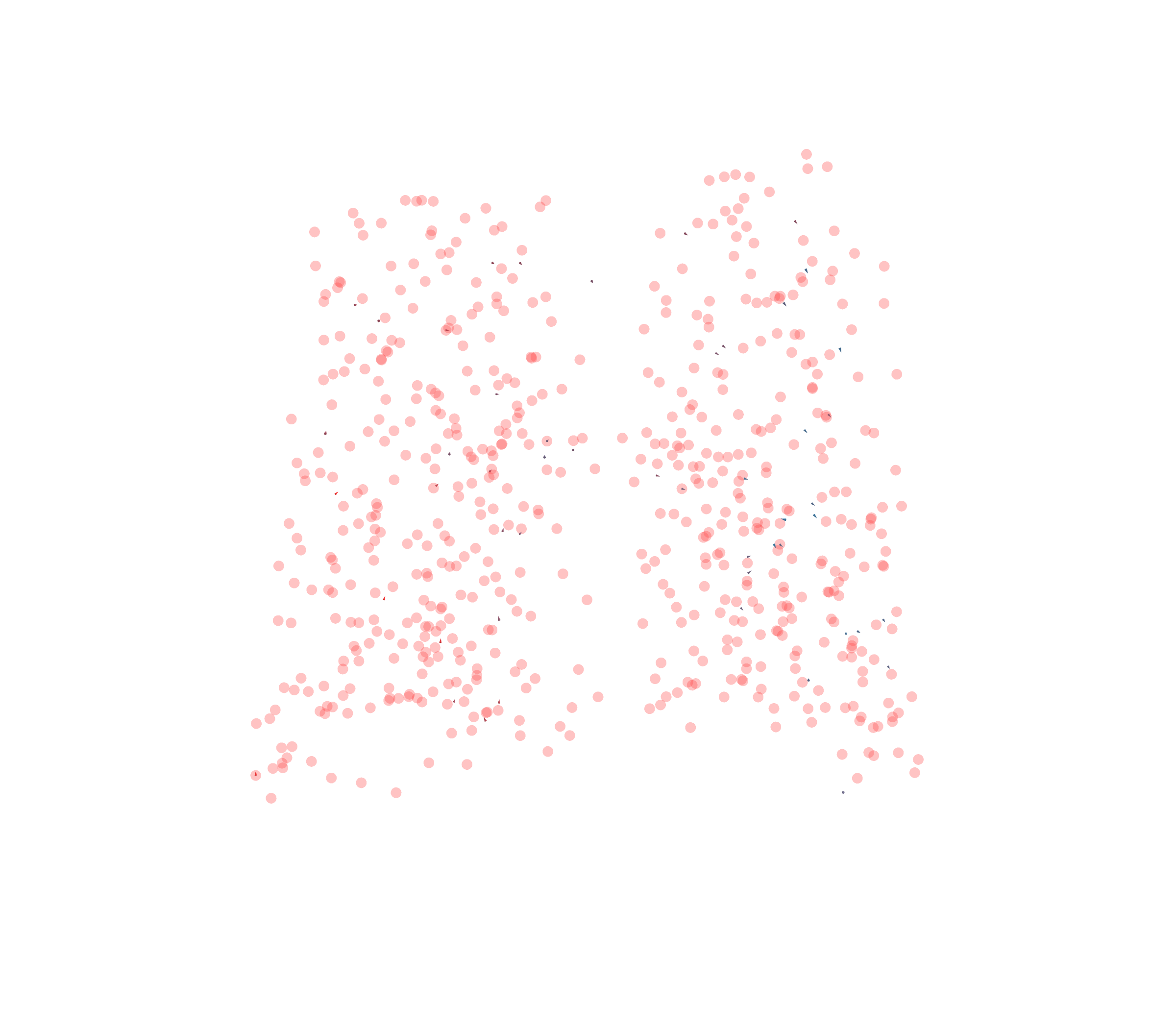 Displacement Vectors - Back View