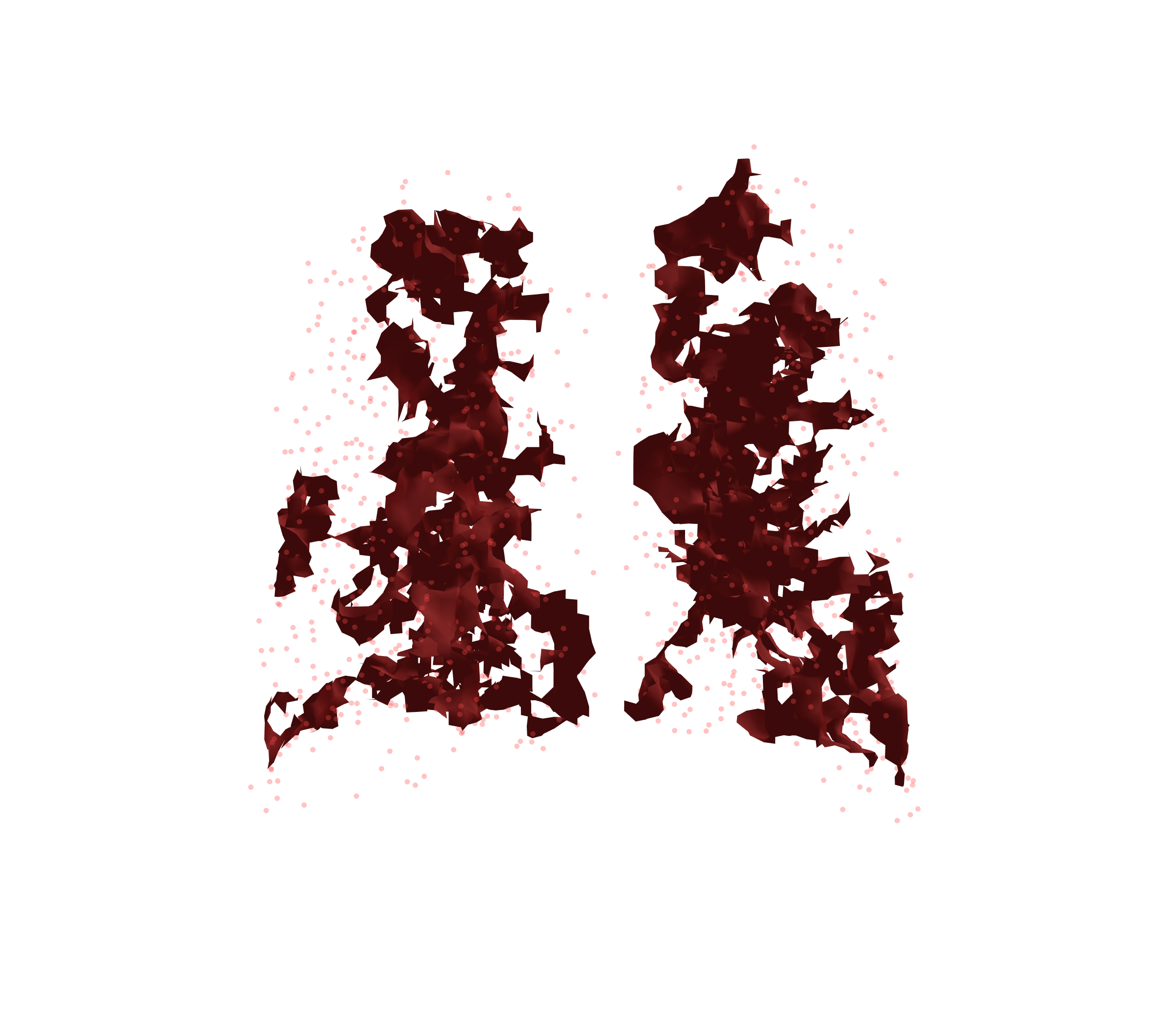 Combined Visualization (Expiration) - Back View