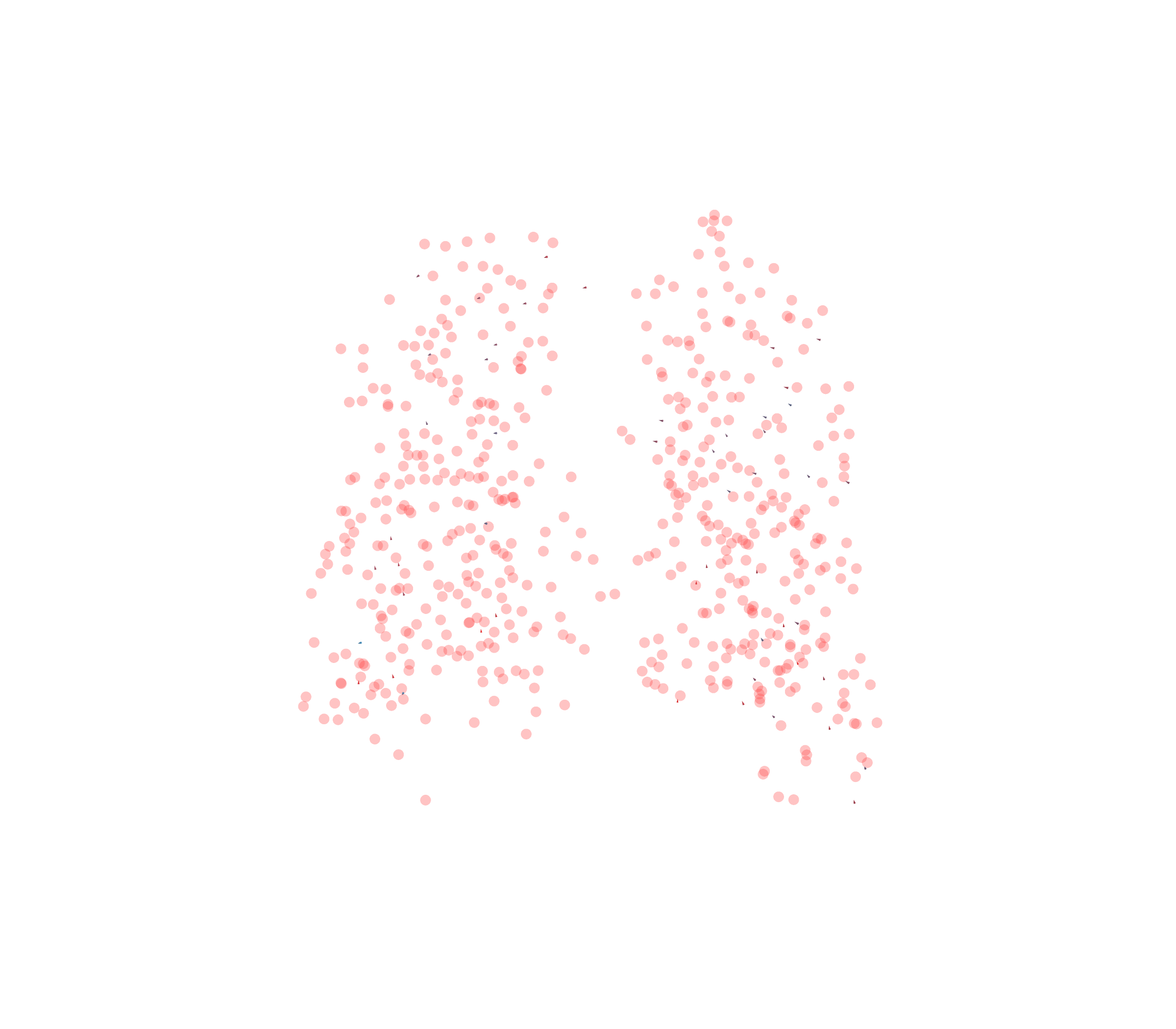 Displacement Vectors - Back View