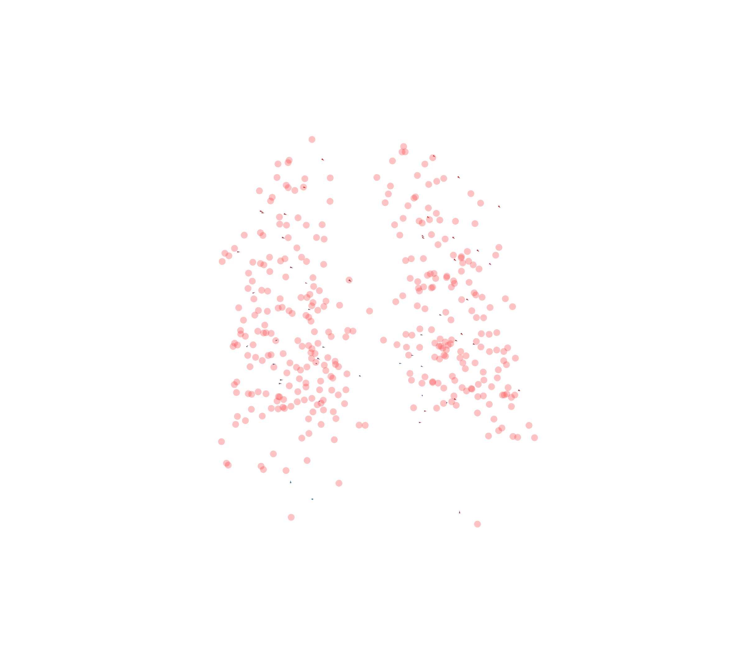 Displacement Vectors - Back View