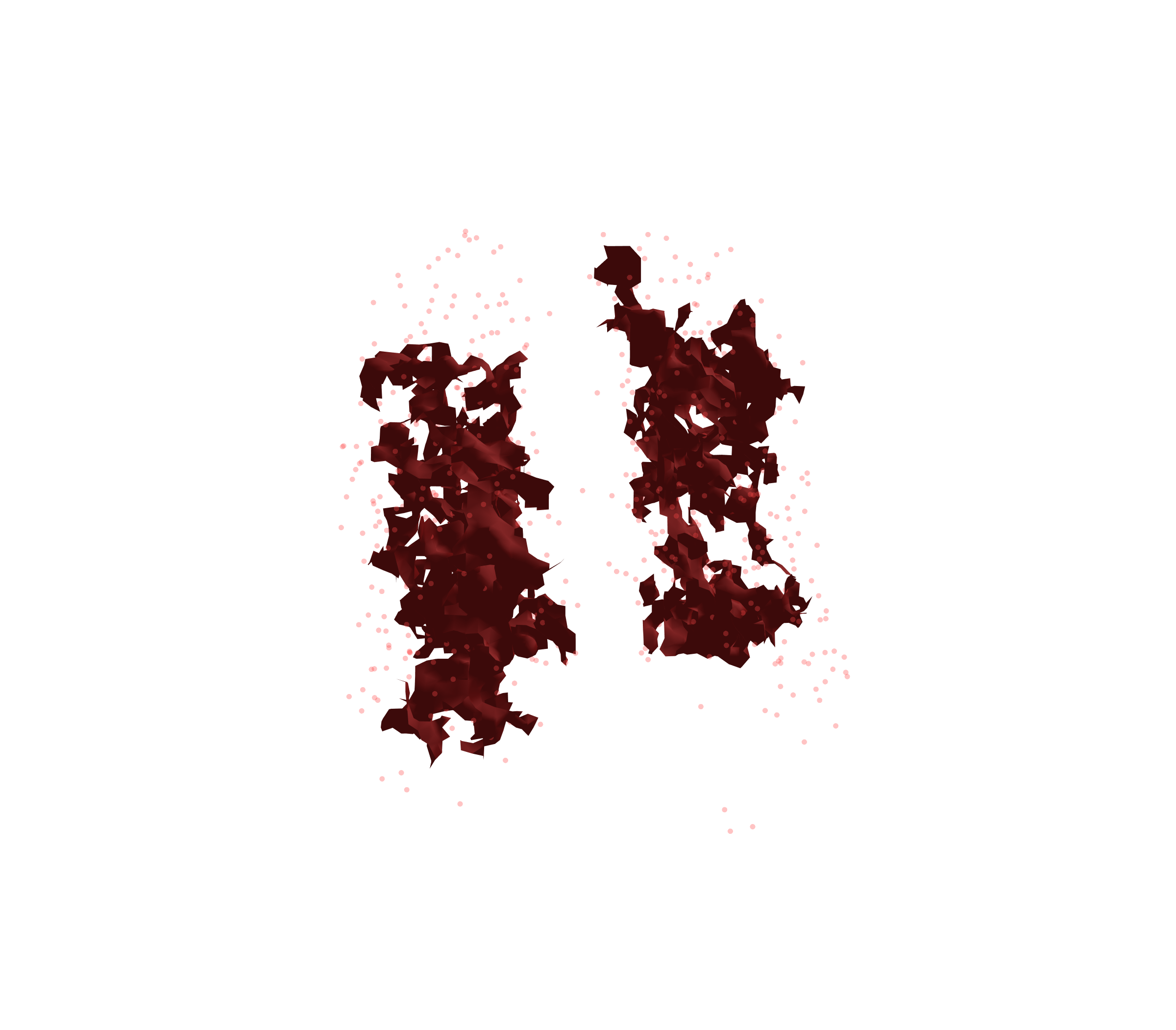 Combined Visualization (Expiration) - Back View