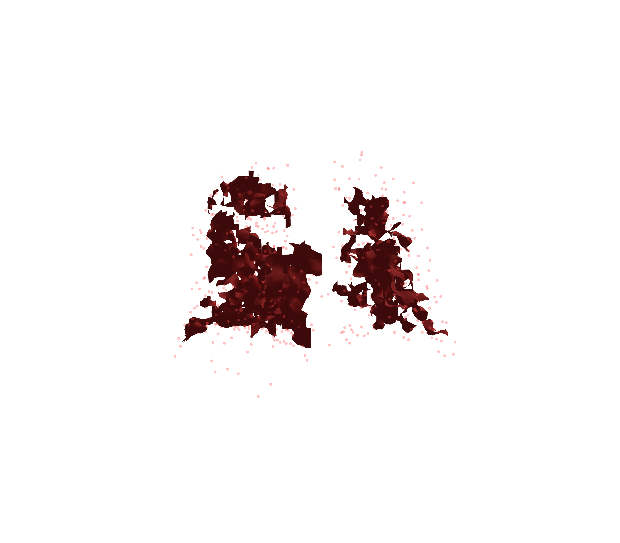 Combined Visualization (Expiration) - Back View