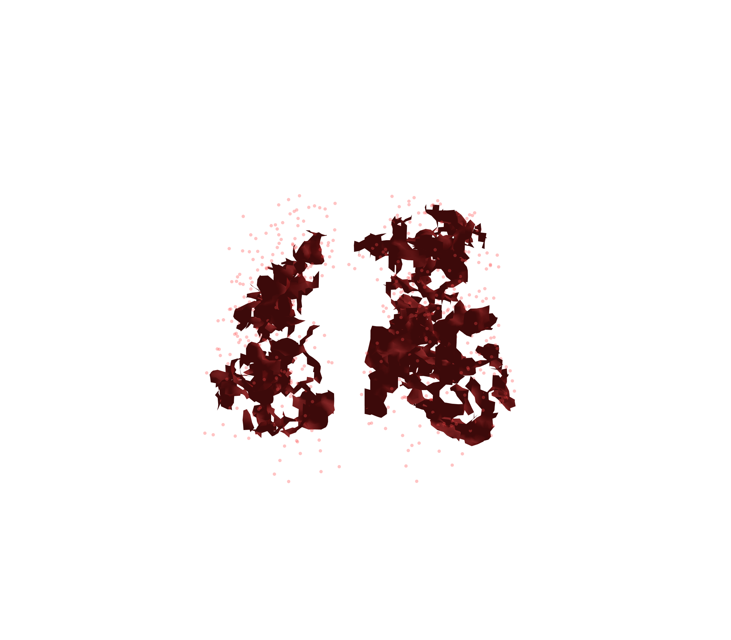 Combined Visualization (Expiration) - Front View