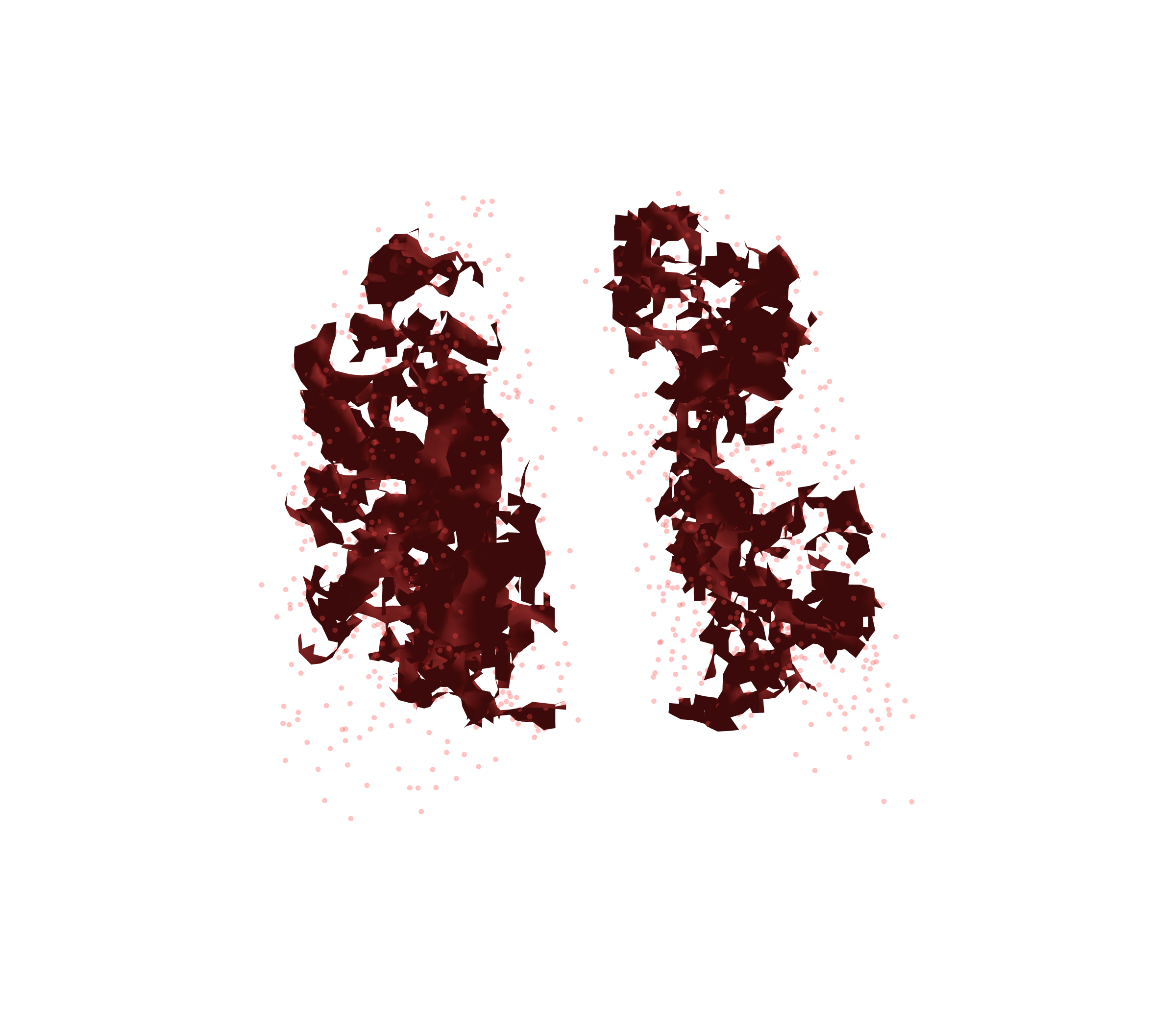 Combined Visualization (Expiration) - Back View