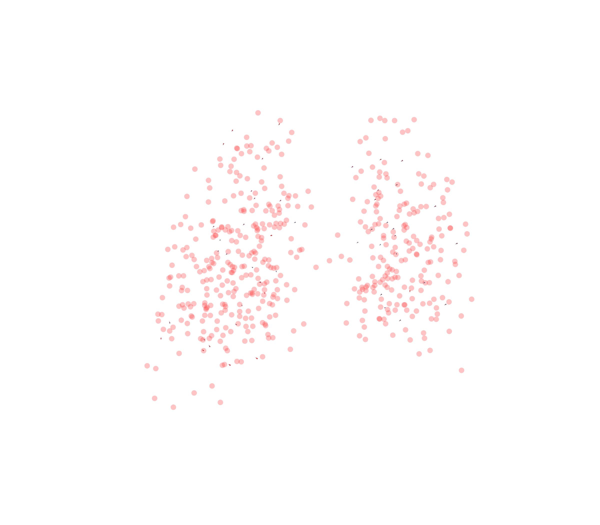Displacement Vectors - Back View