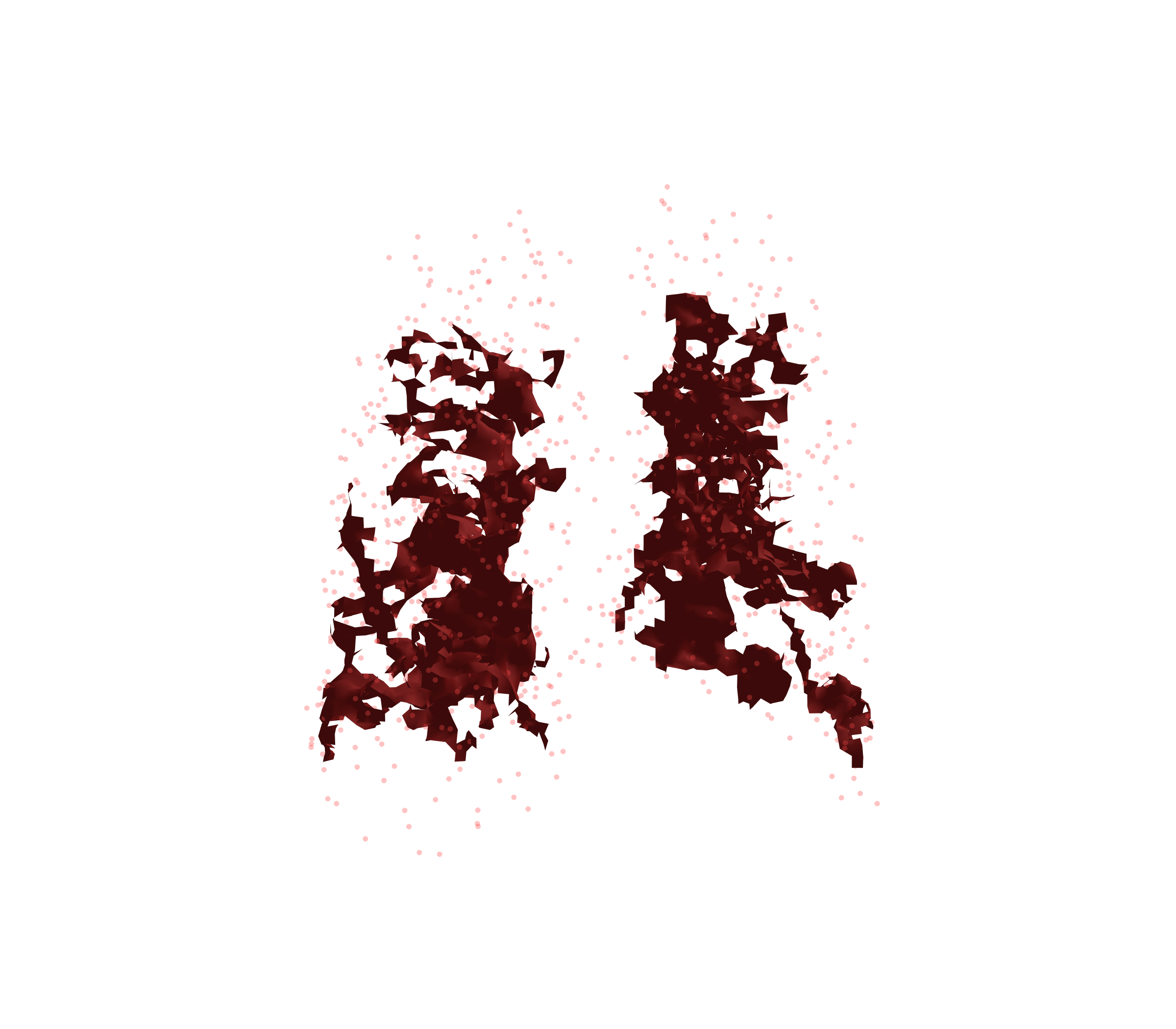 Combined Visualization (Expiration) - Back View