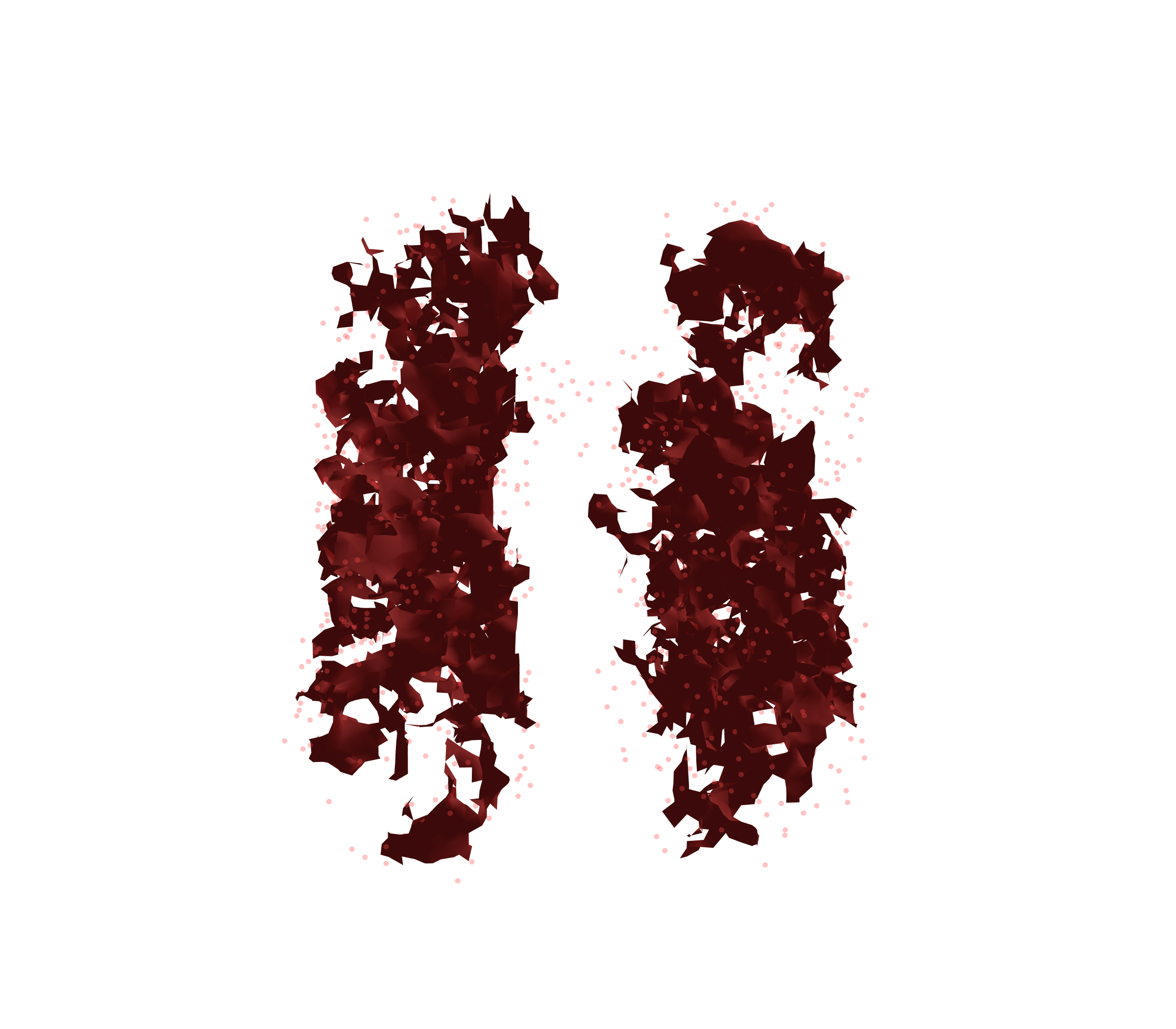 Combined Visualization (Expiration) - Front View