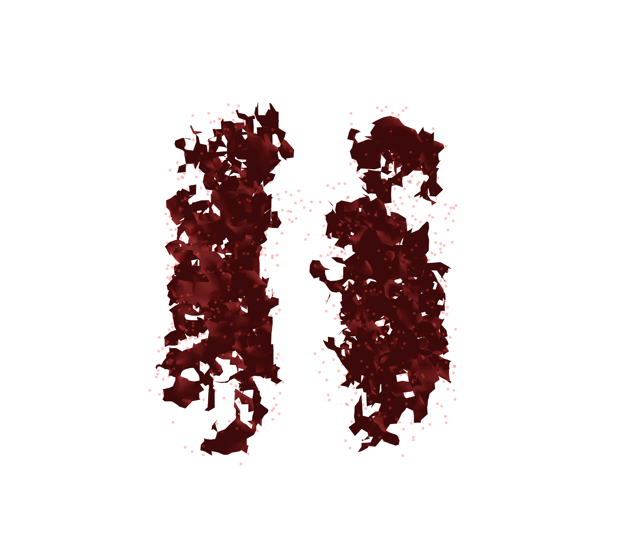 Combined Visualization (Expiration) - Front View