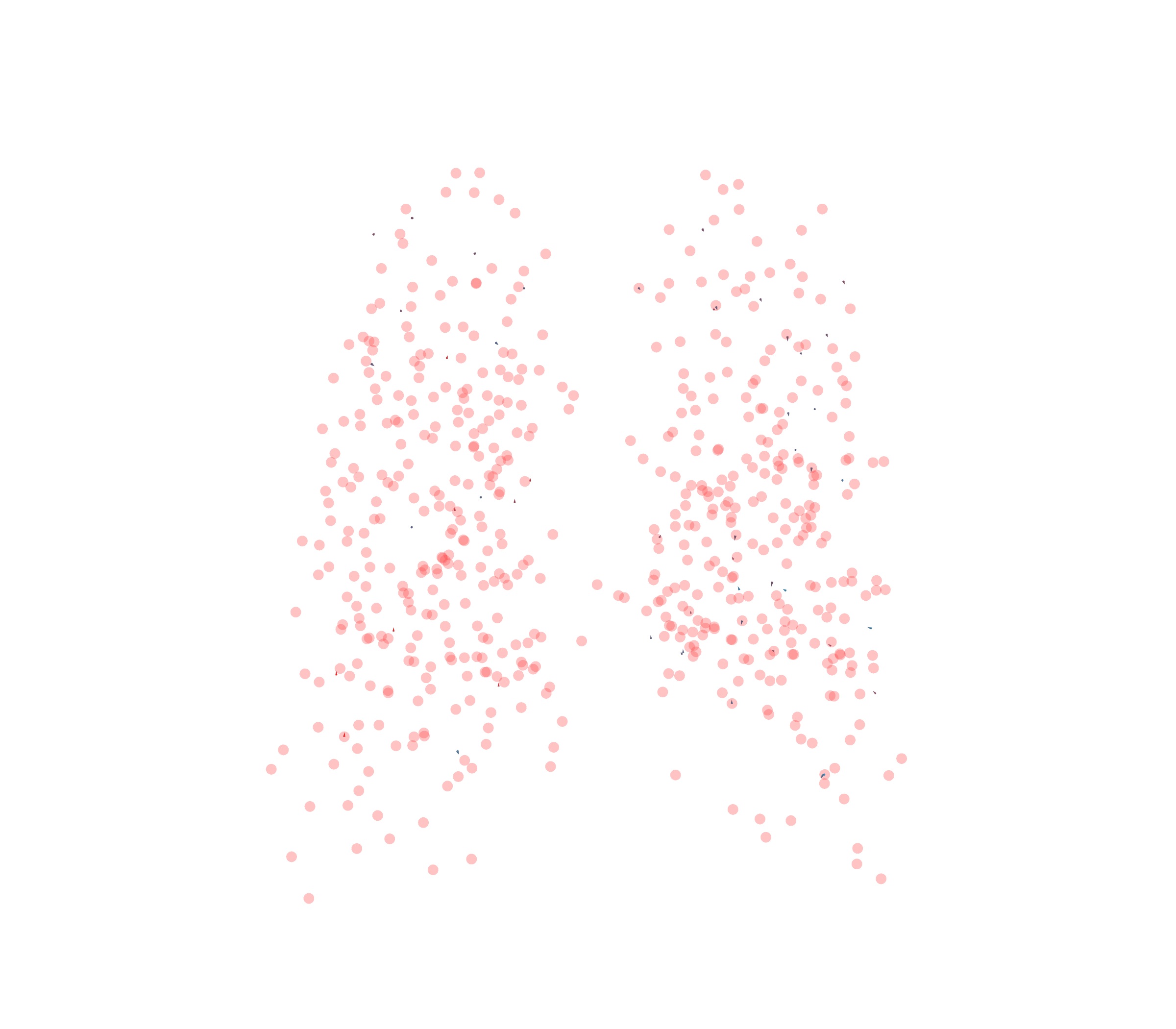 Displacement Vectors - Back View