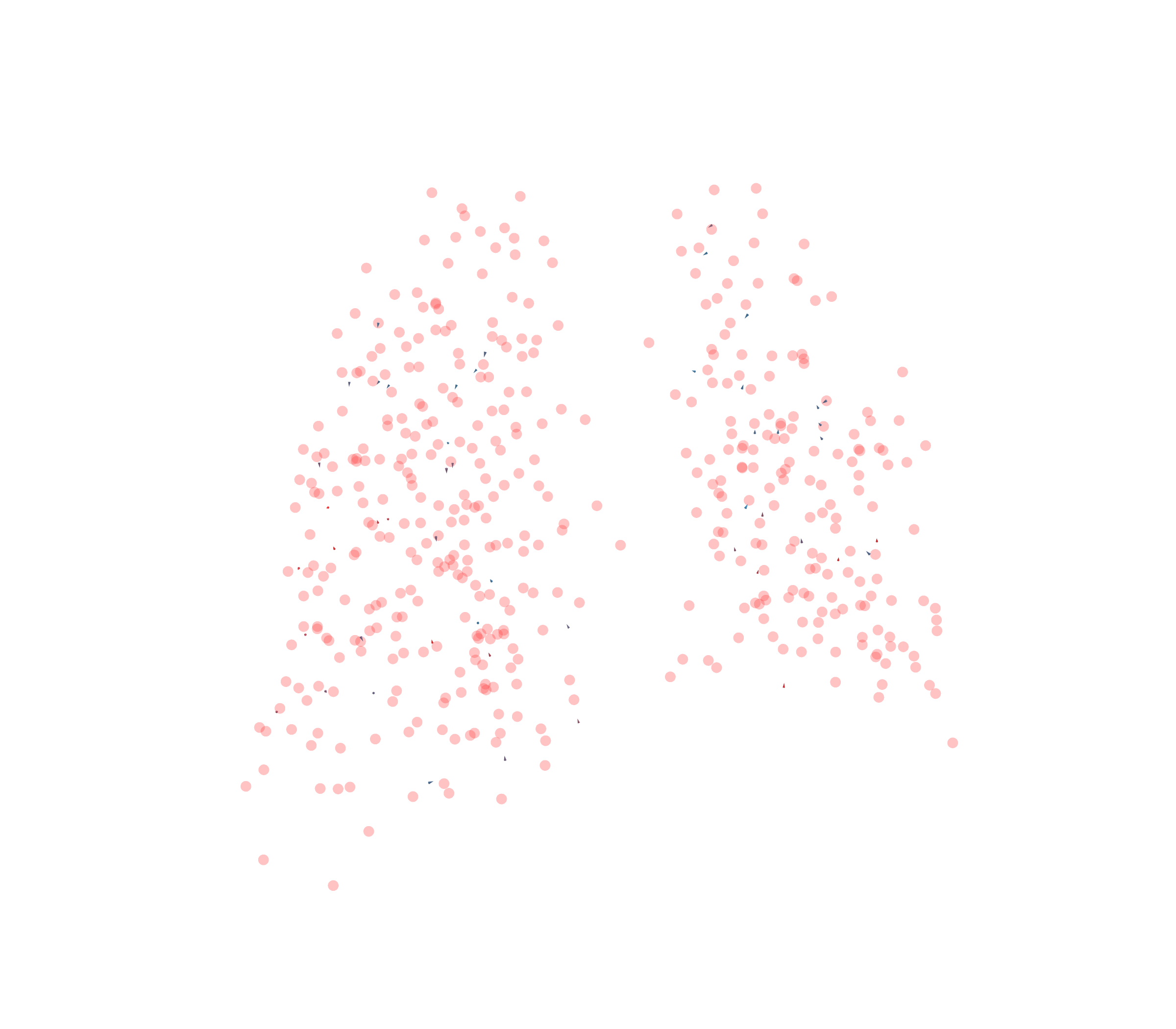 Displacement Vectors - Back View