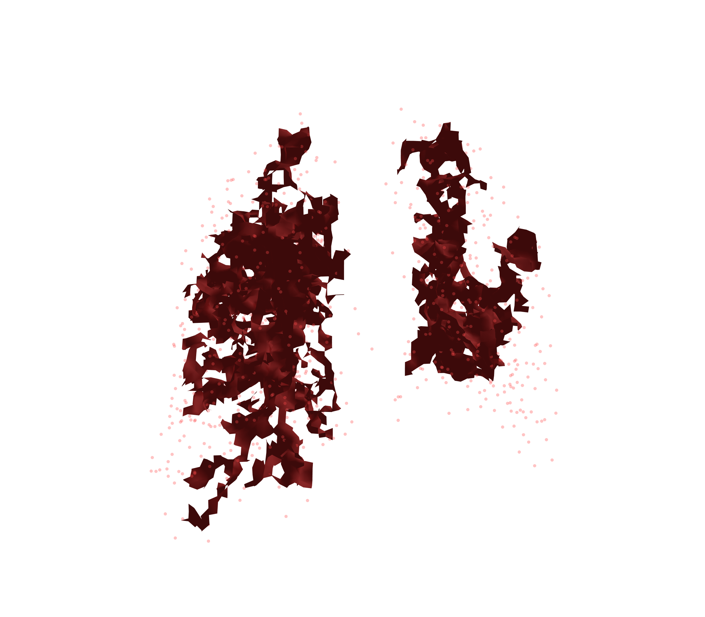 Combined Visualization (Expiration) - Back View