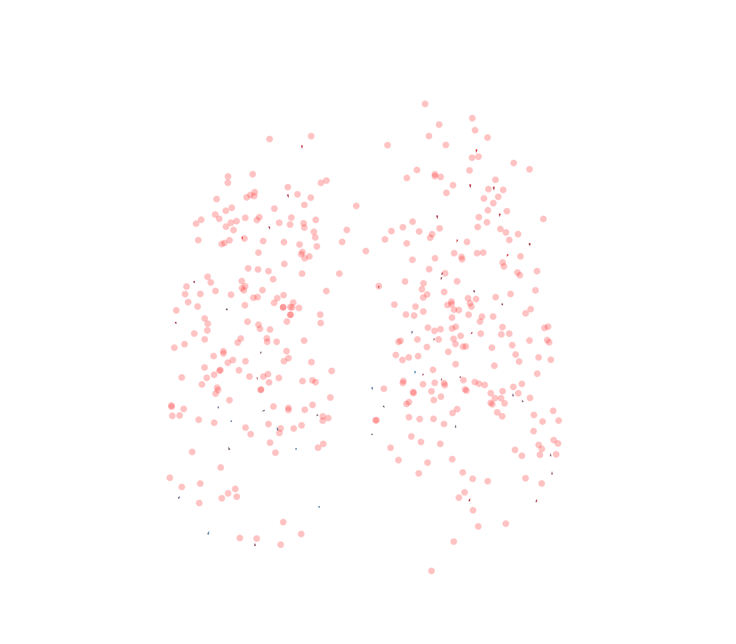 Displacement Vectors - Front View