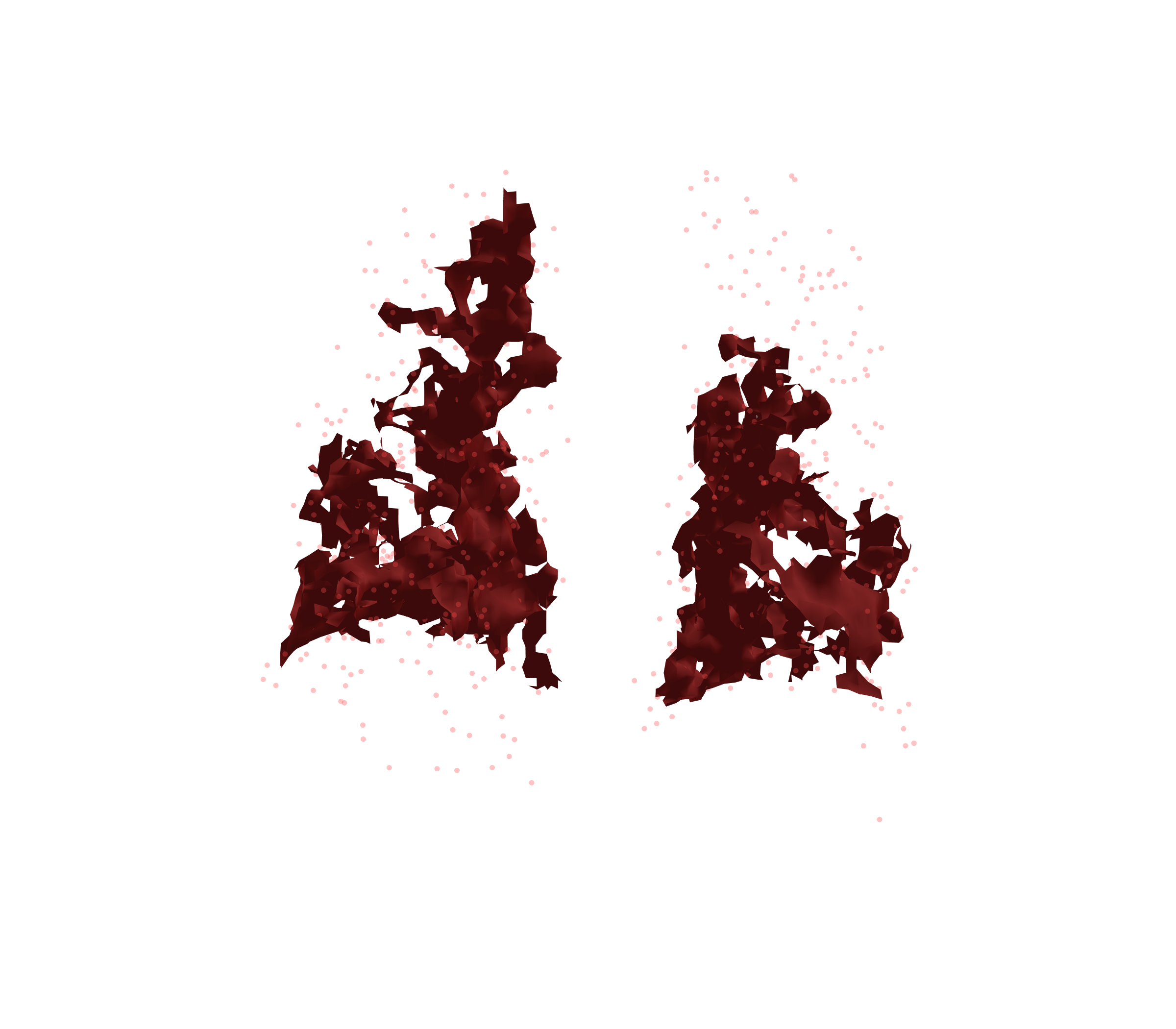 Combined Visualization (Expiration) - Back View