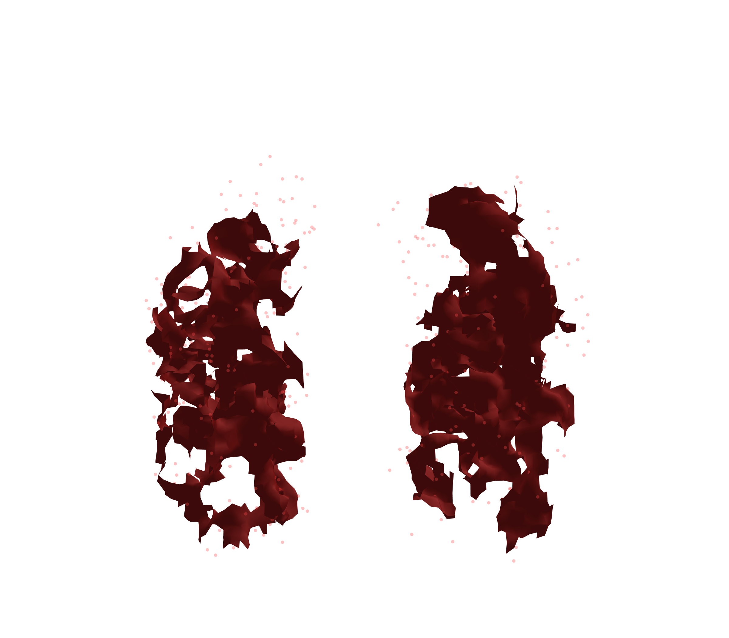 Combined Visualization (Expiration) - Front View