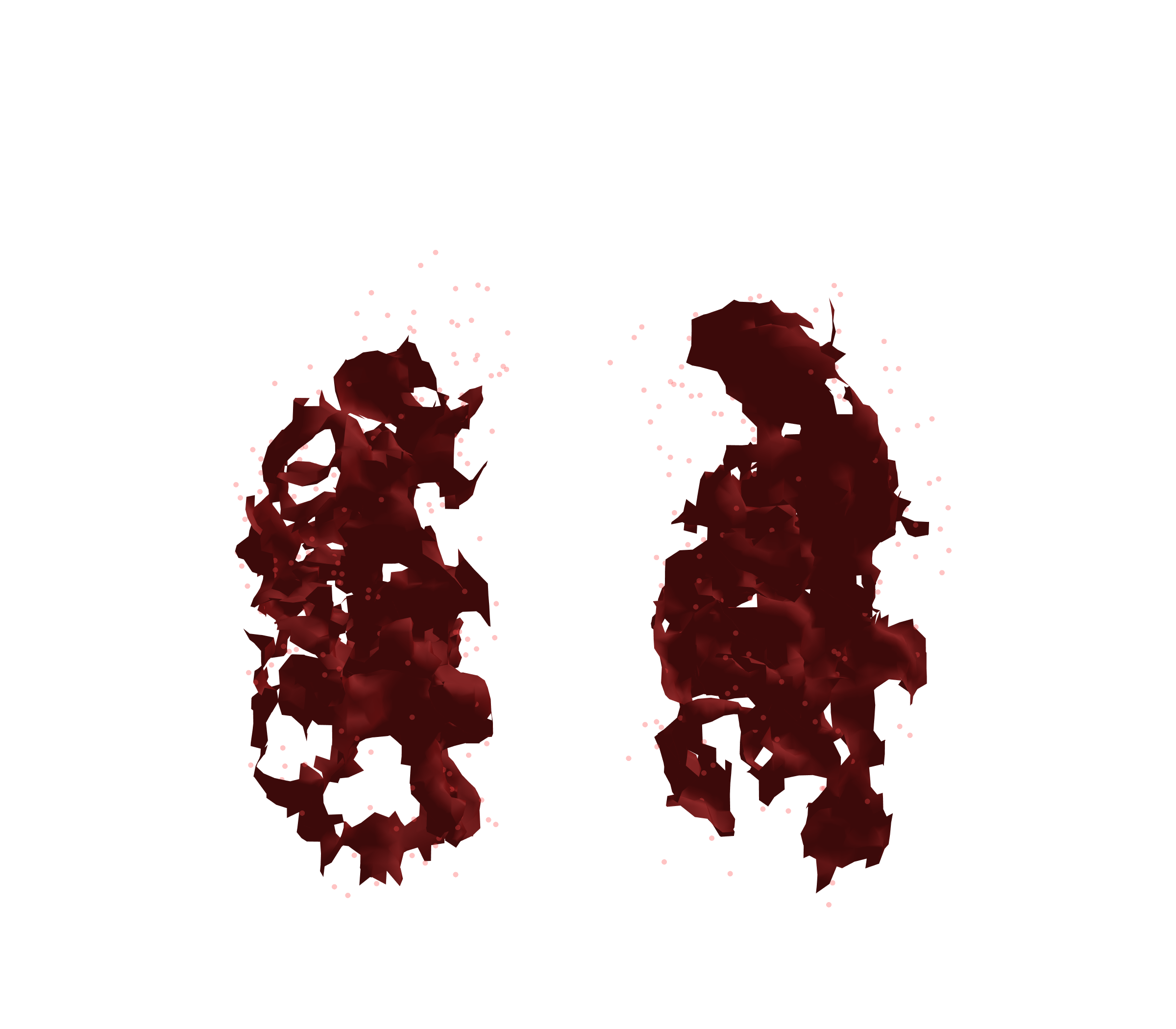 Combined Visualization (Expiration) - Front View