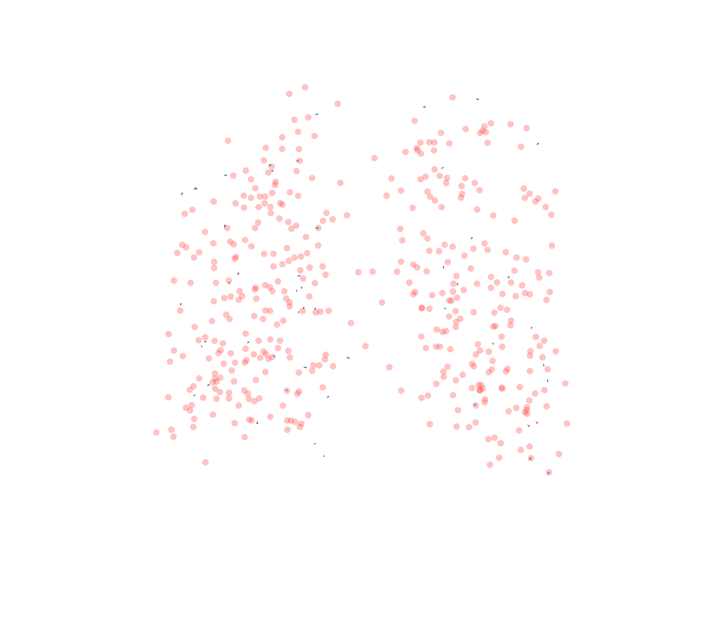 Displacement Vectors - Back View
