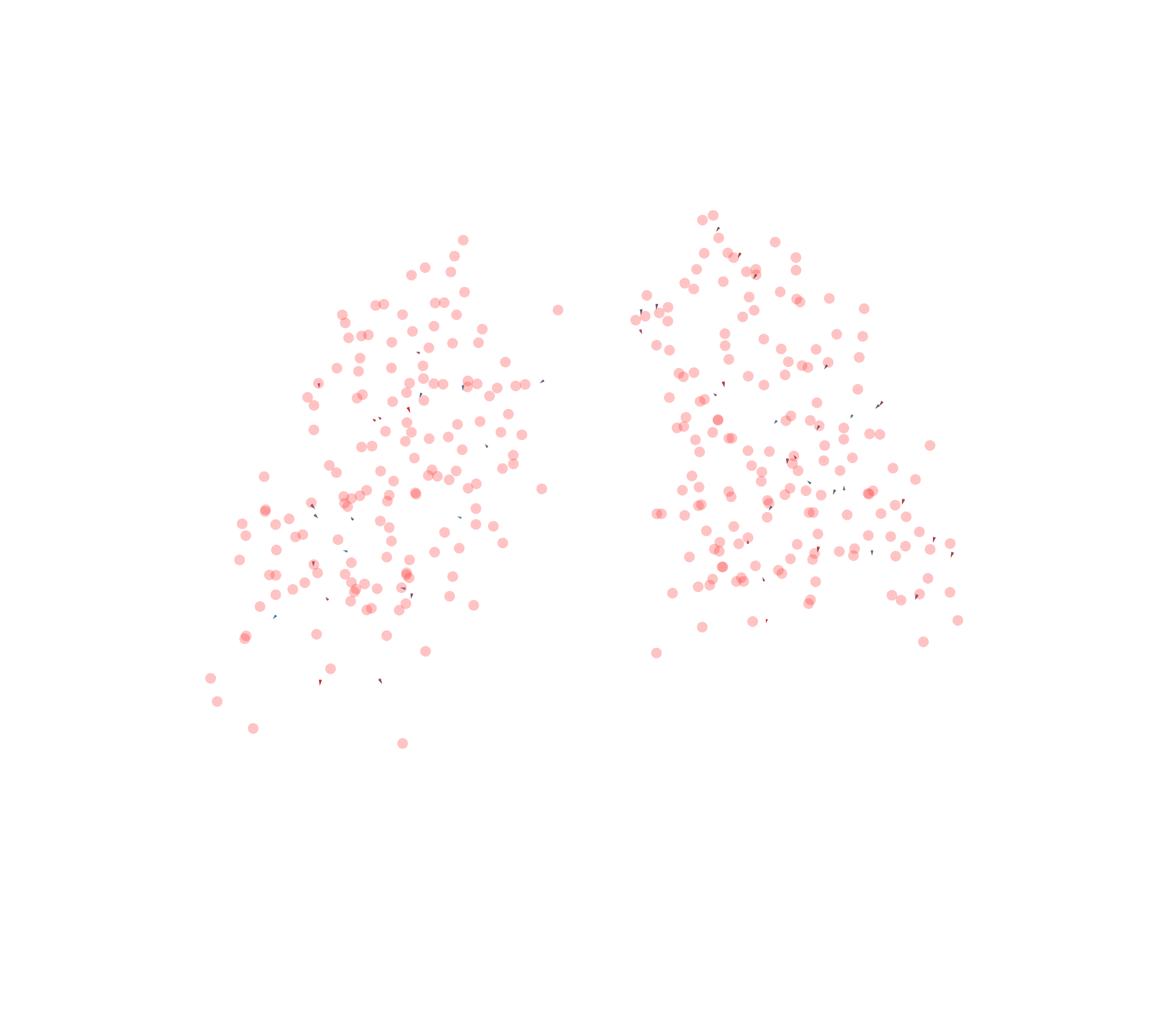 Displacement Vectors - Back View