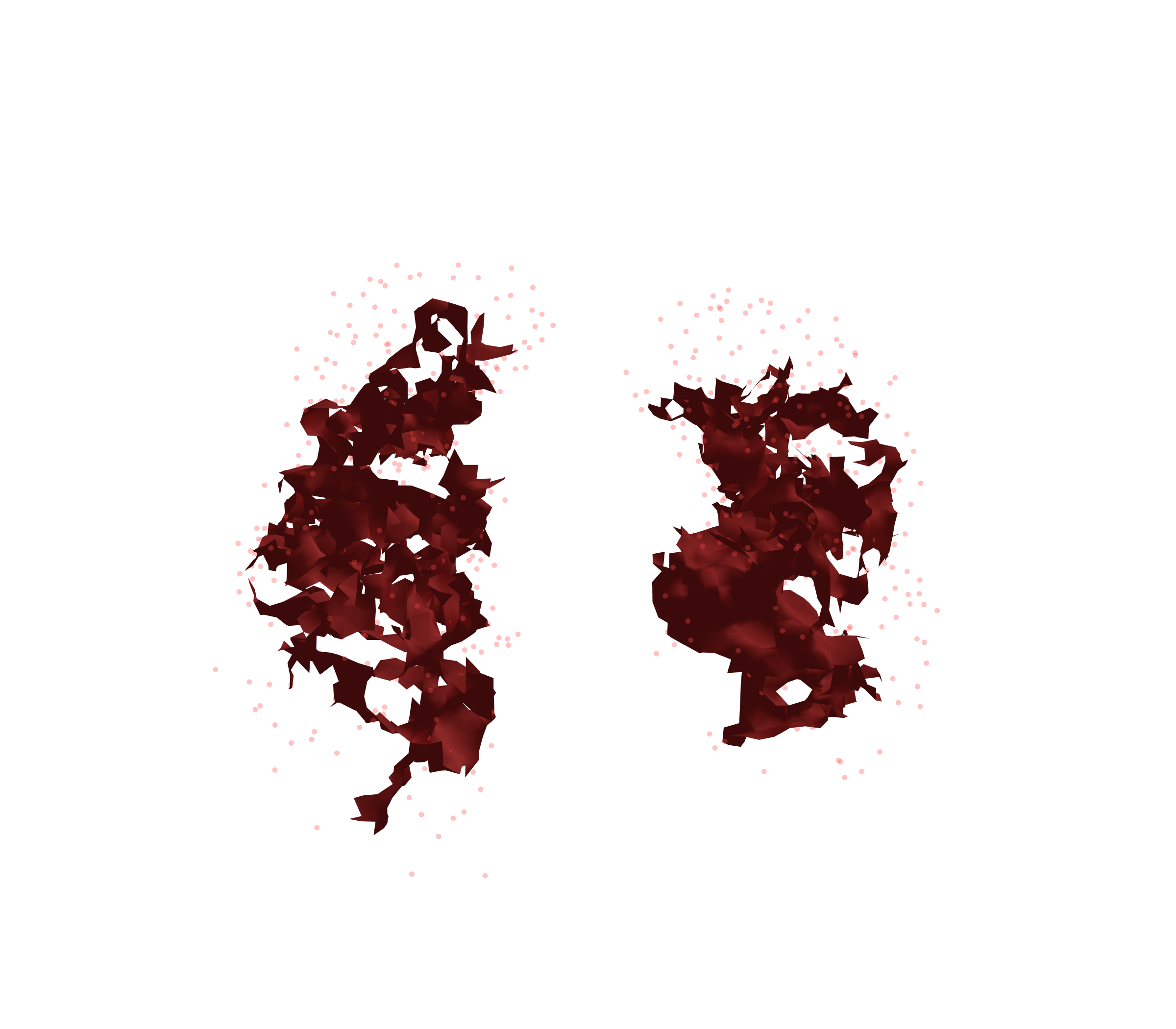 Combined Visualization (Expiration) - Front View