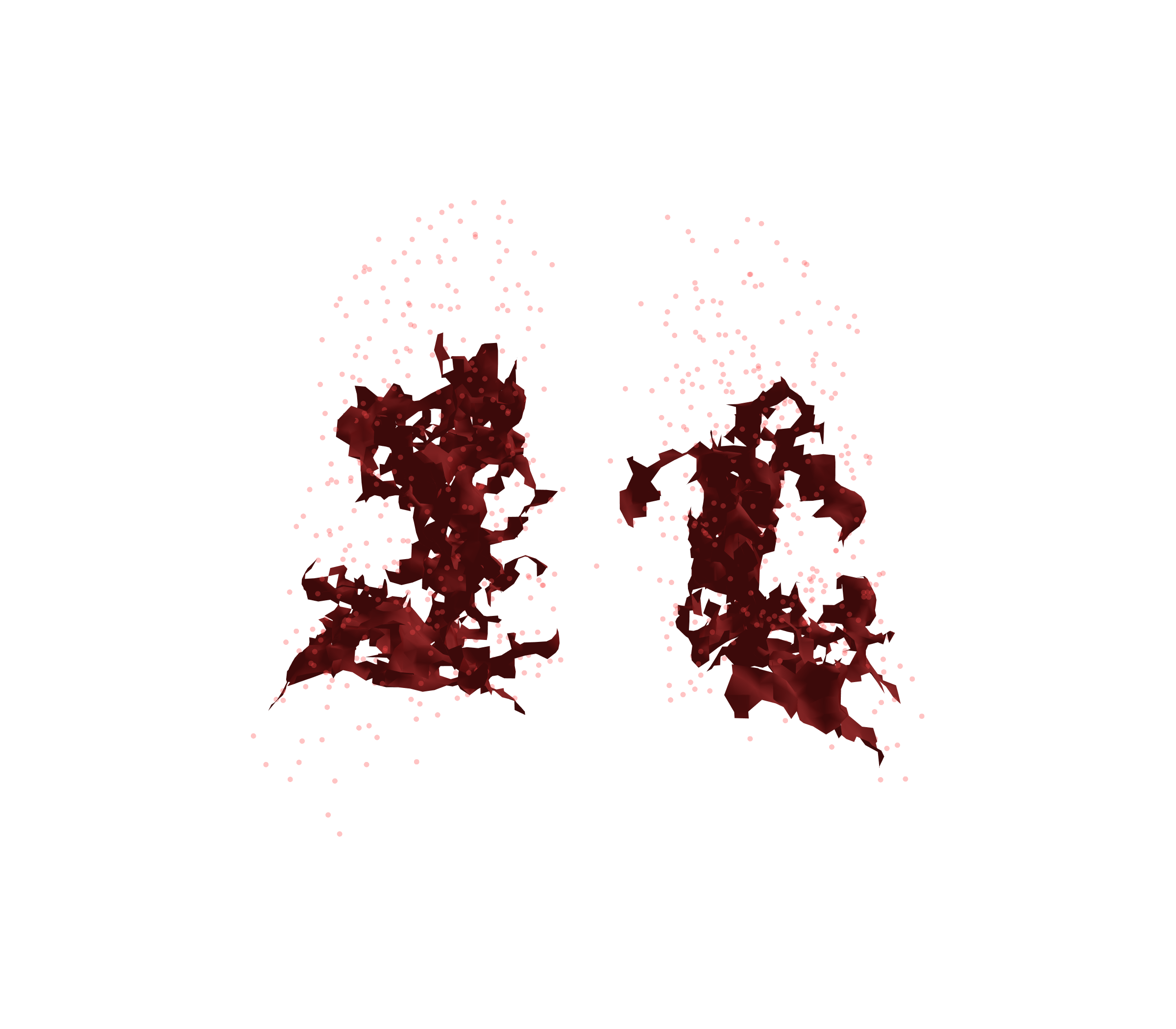 Combined Visualization (Expiration) - Back View