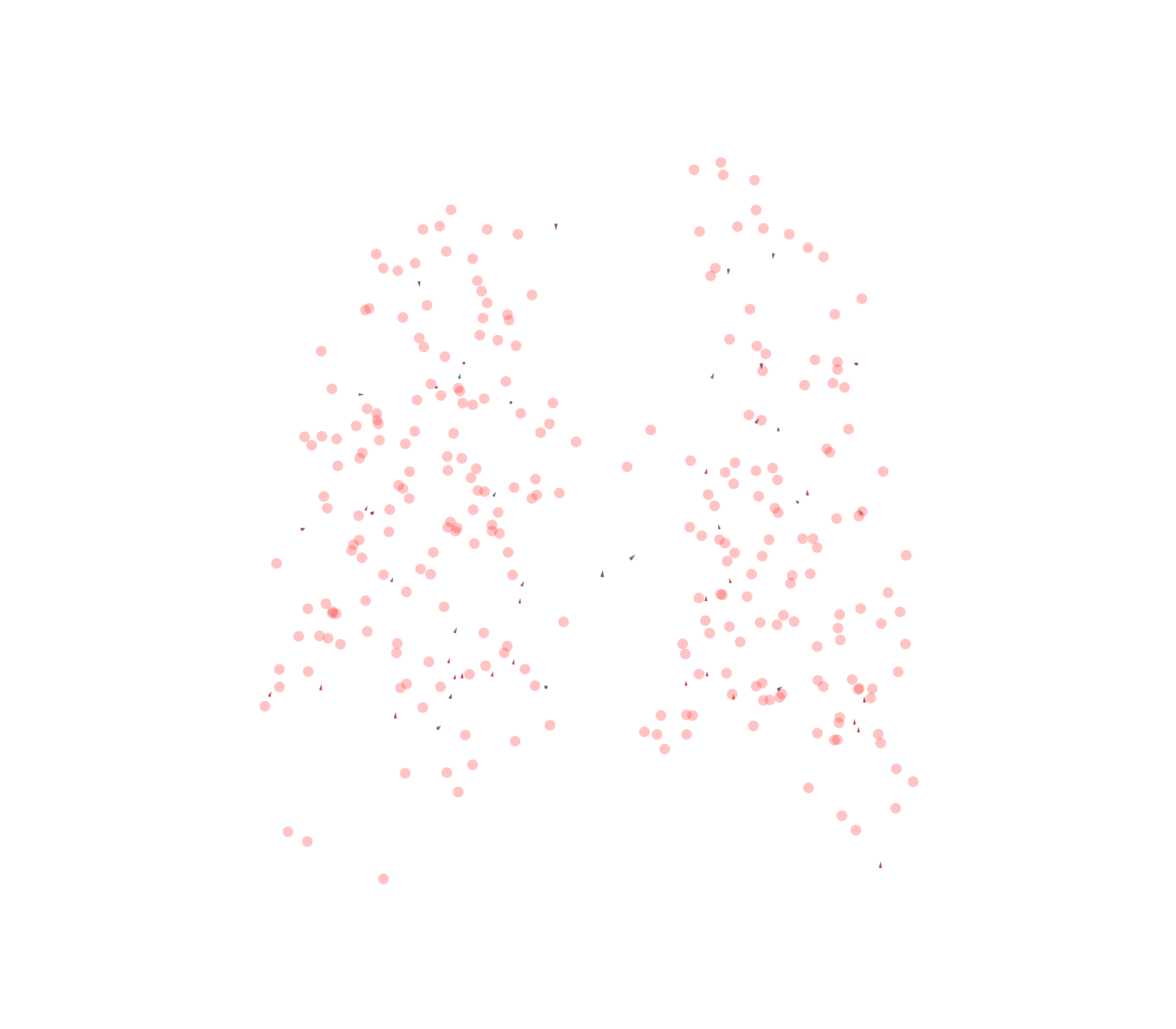 Displacement Vectors - Back View