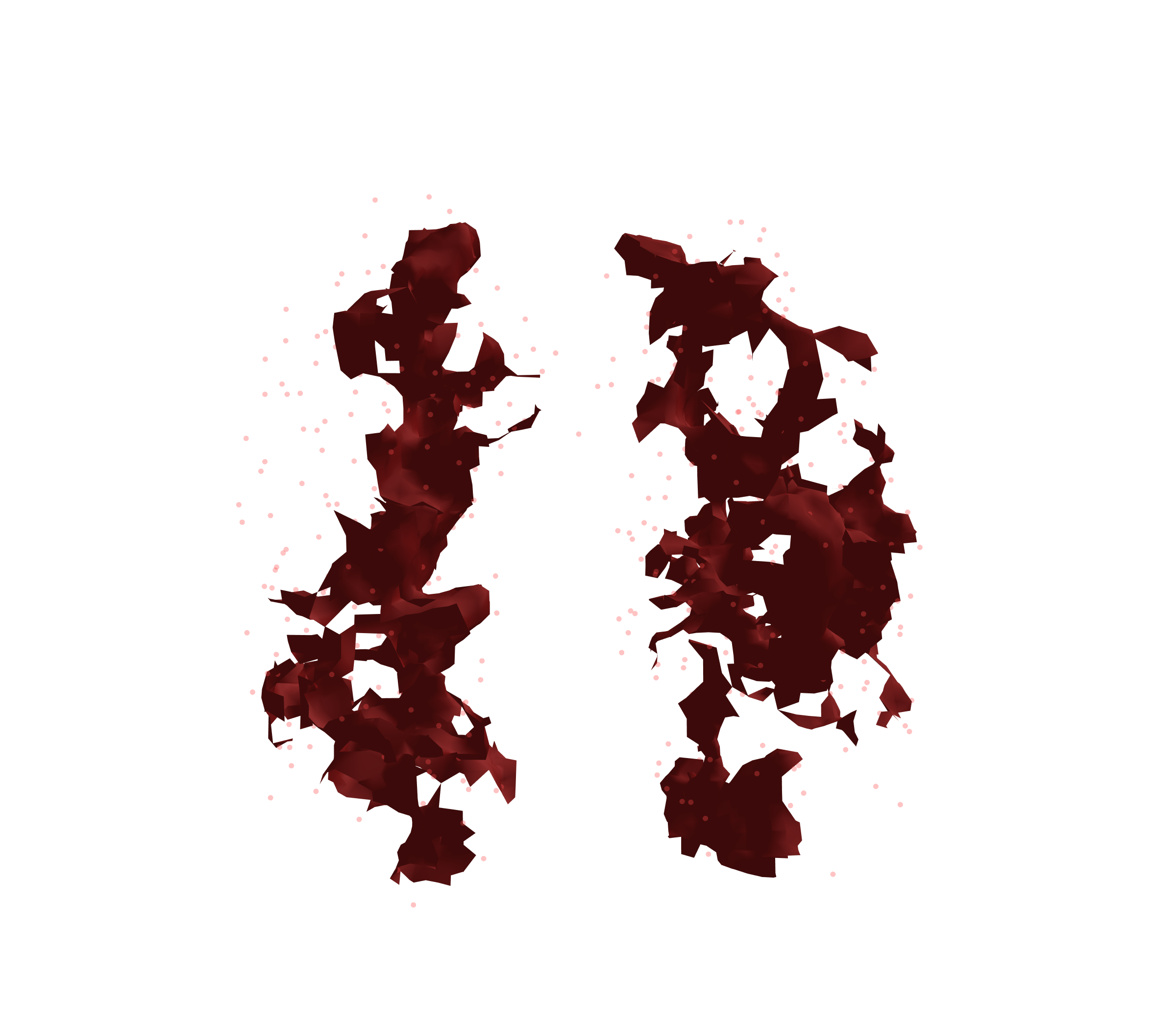 Combined Visualization (Expiration) - Front View