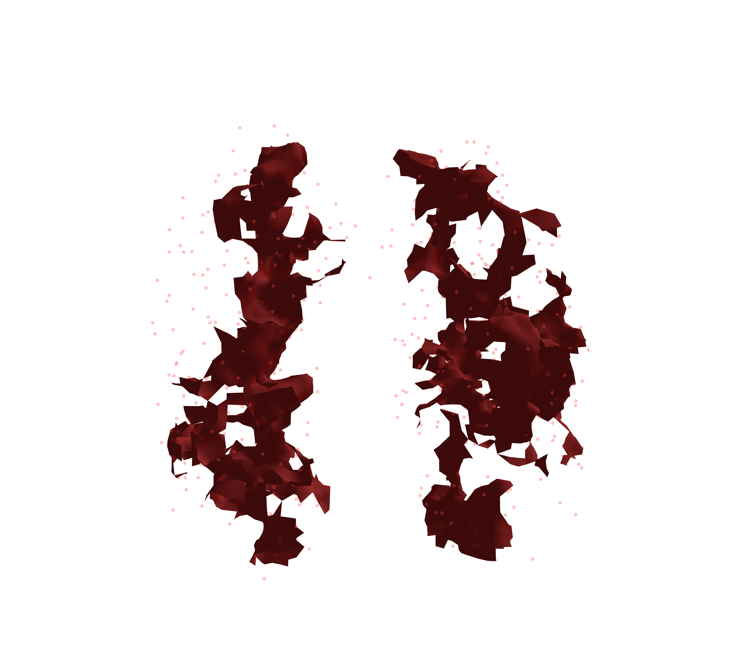 Combined Visualization (Expiration) - Front View