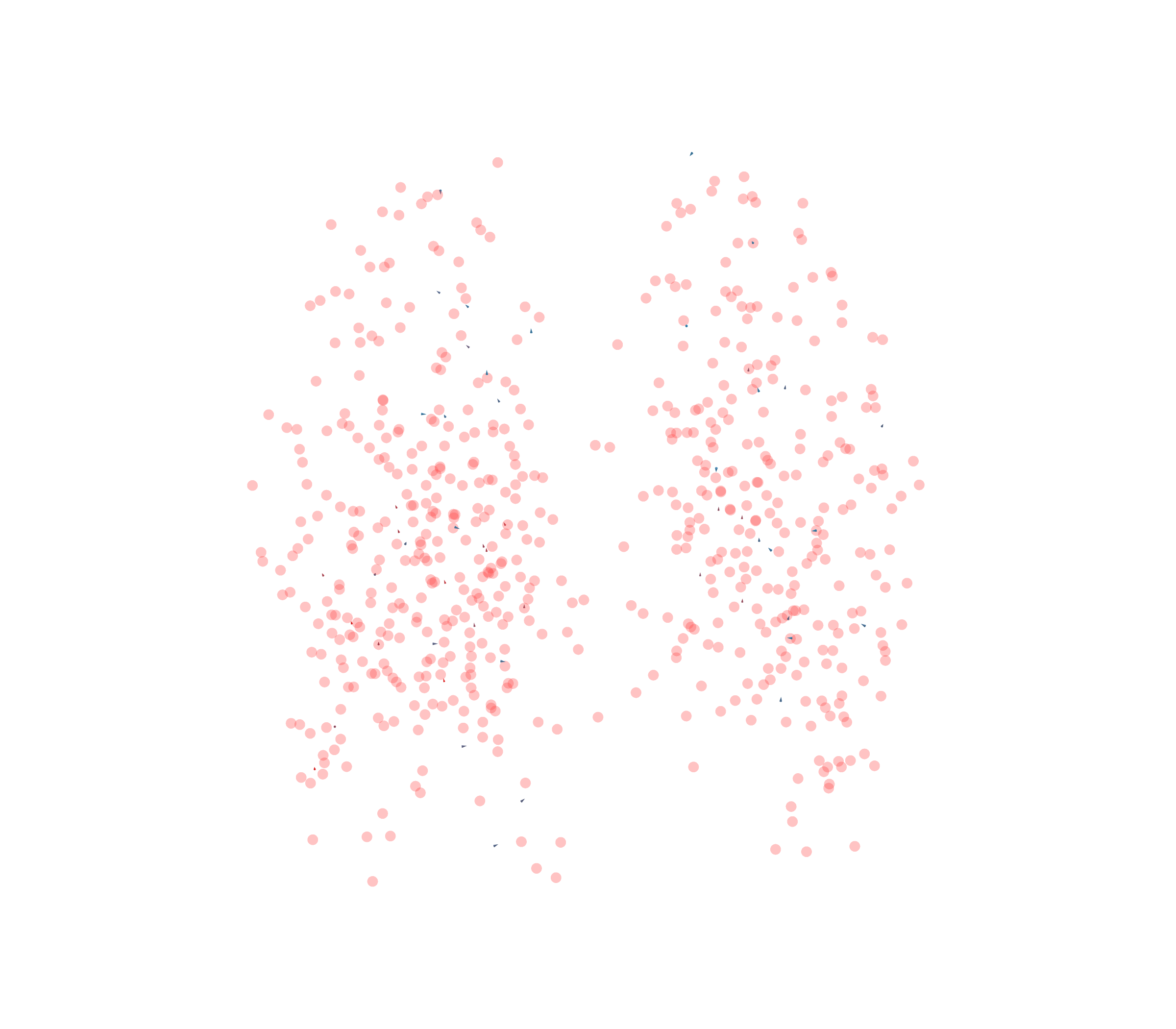 Displacement Vectors - Back View