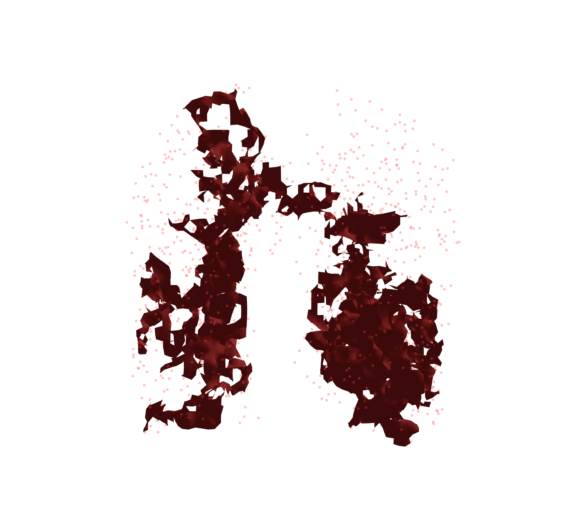 Combined Visualization (Expiration) - Front View