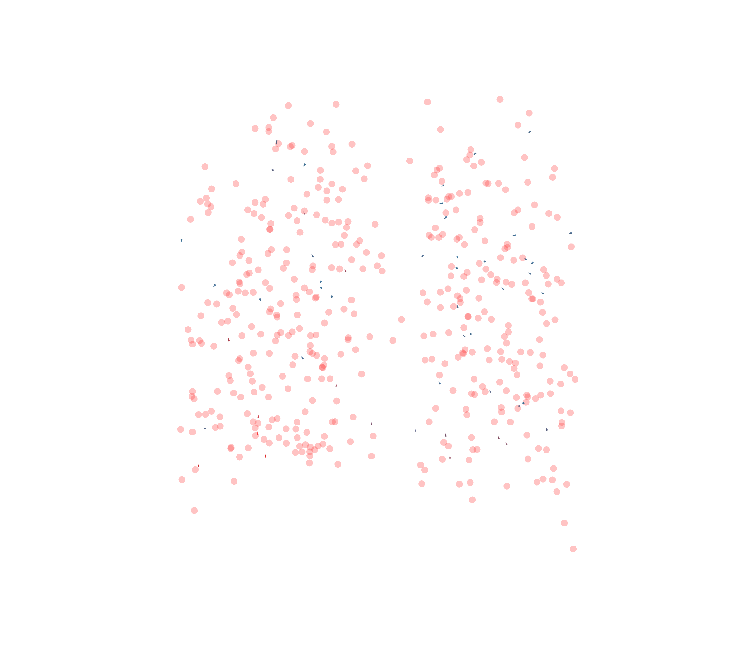 Displacement Vectors - Back View