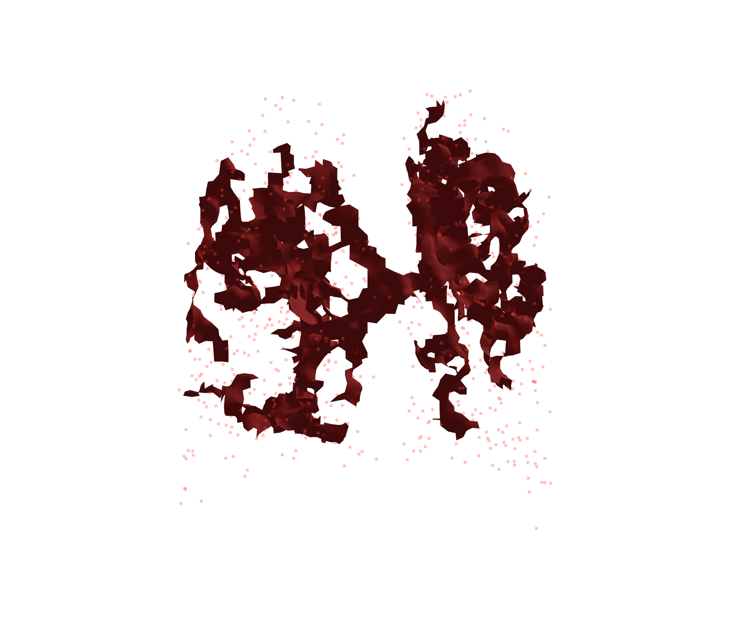 Combined Visualization (Expiration) - Back View