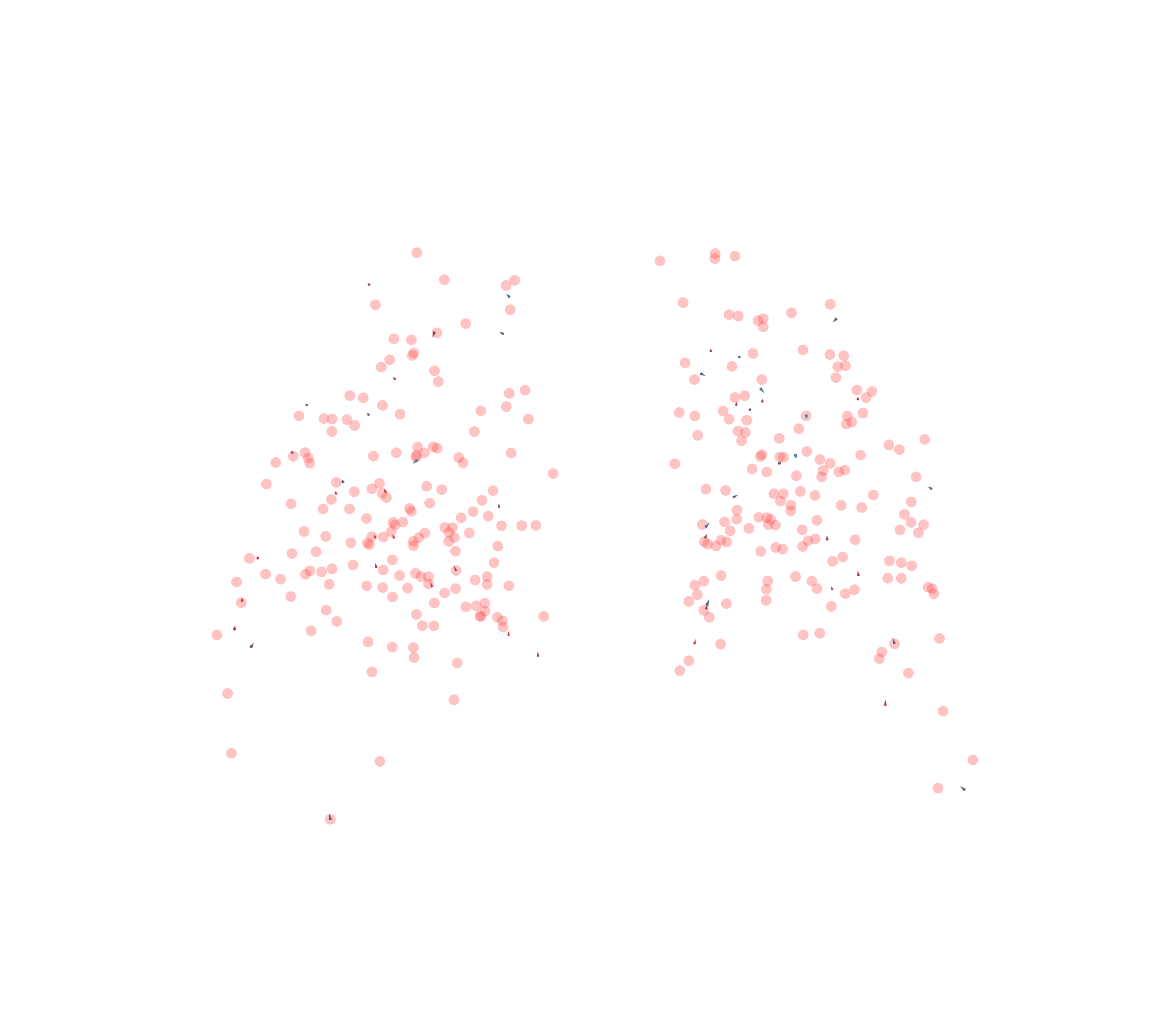 Displacement Vectors - Back View