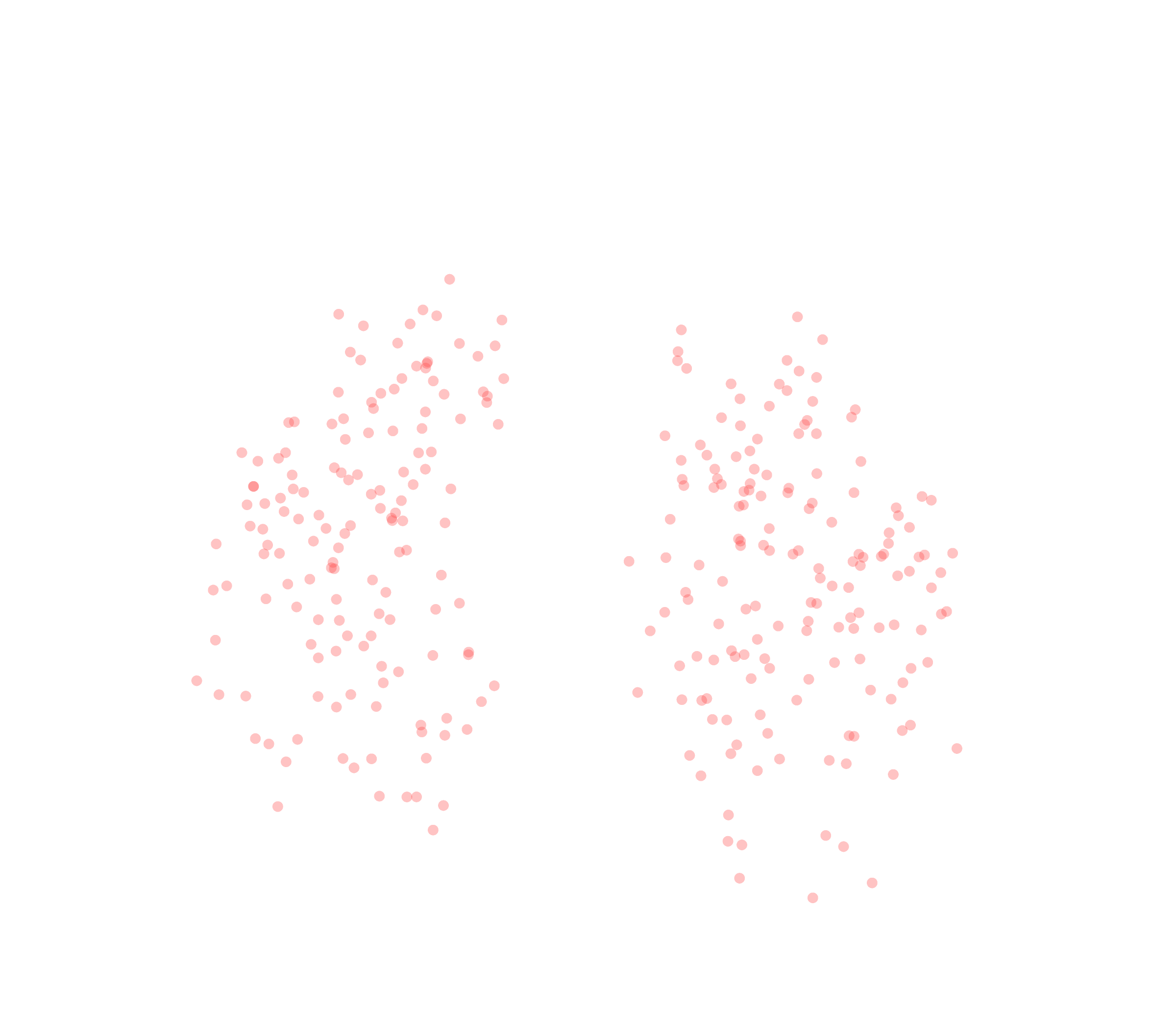Displacement Vectors (Expiration) - Front View