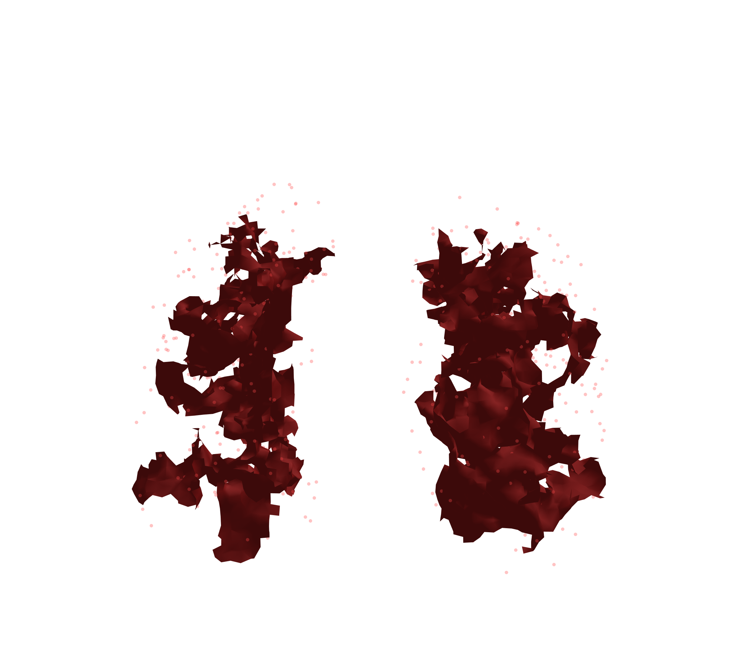 Combined Visualization (Expiration) - Front View