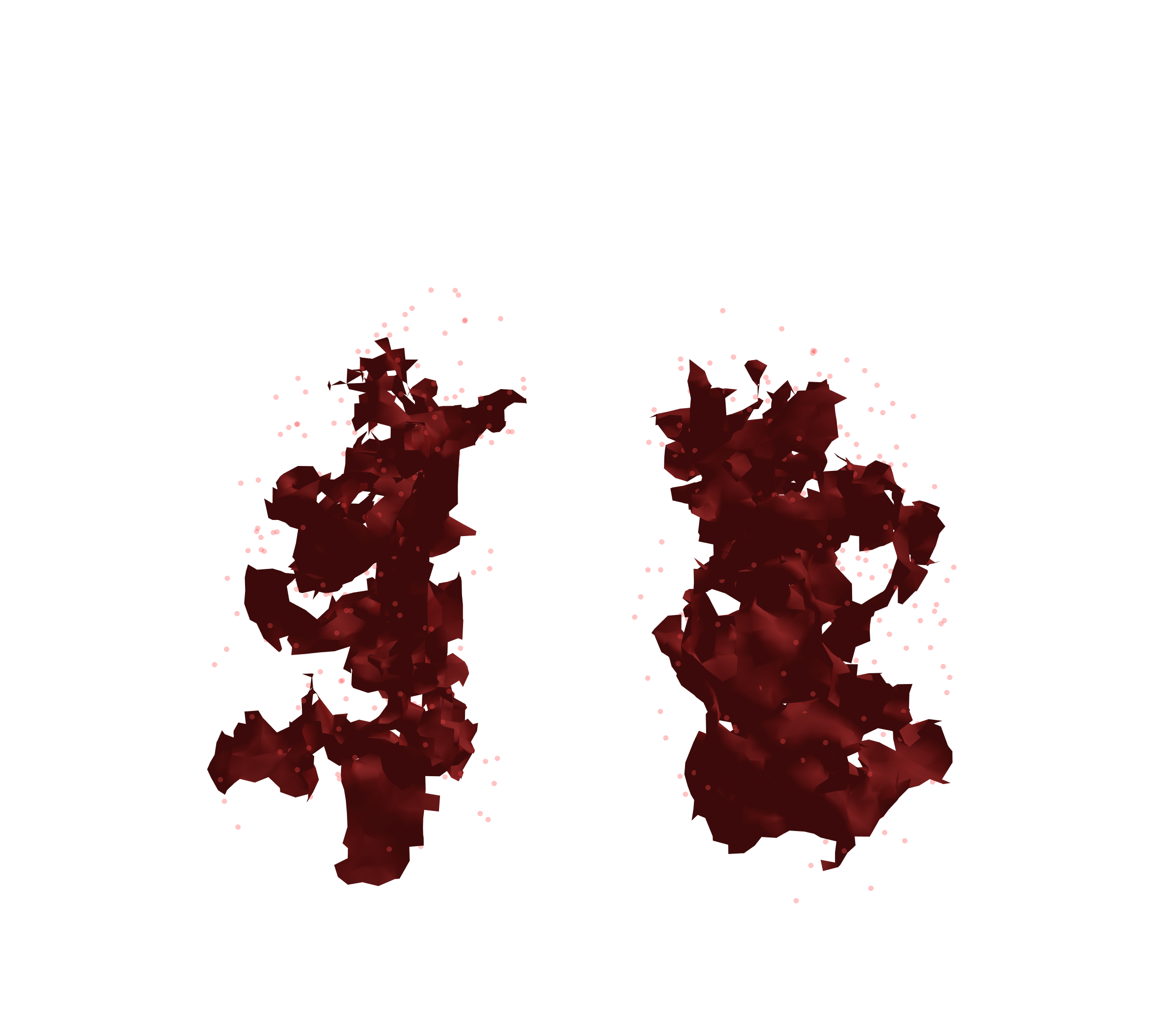 Combined Visualization (Expiration) - Front View