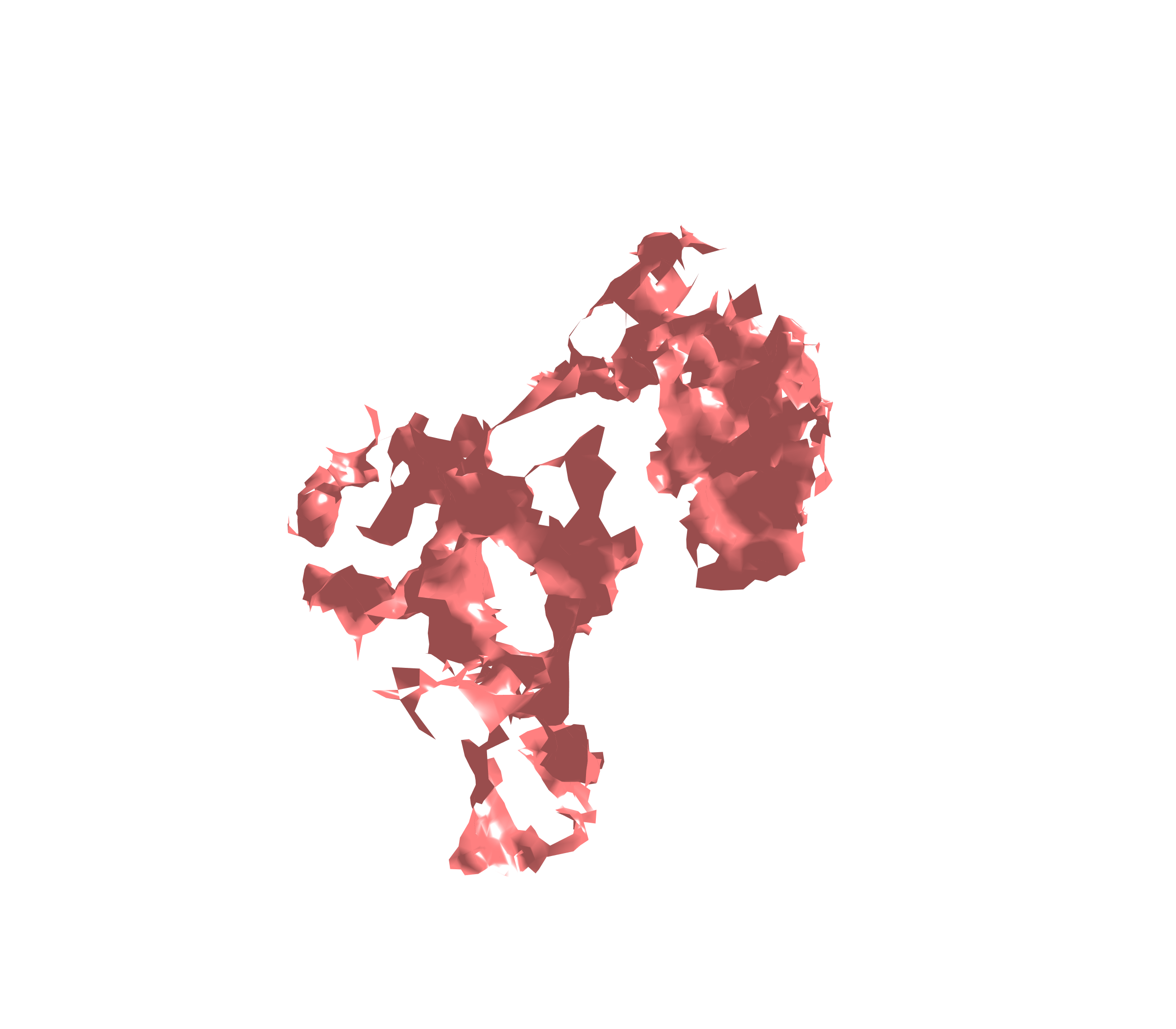 Surface (Expiration) - Diagonal View