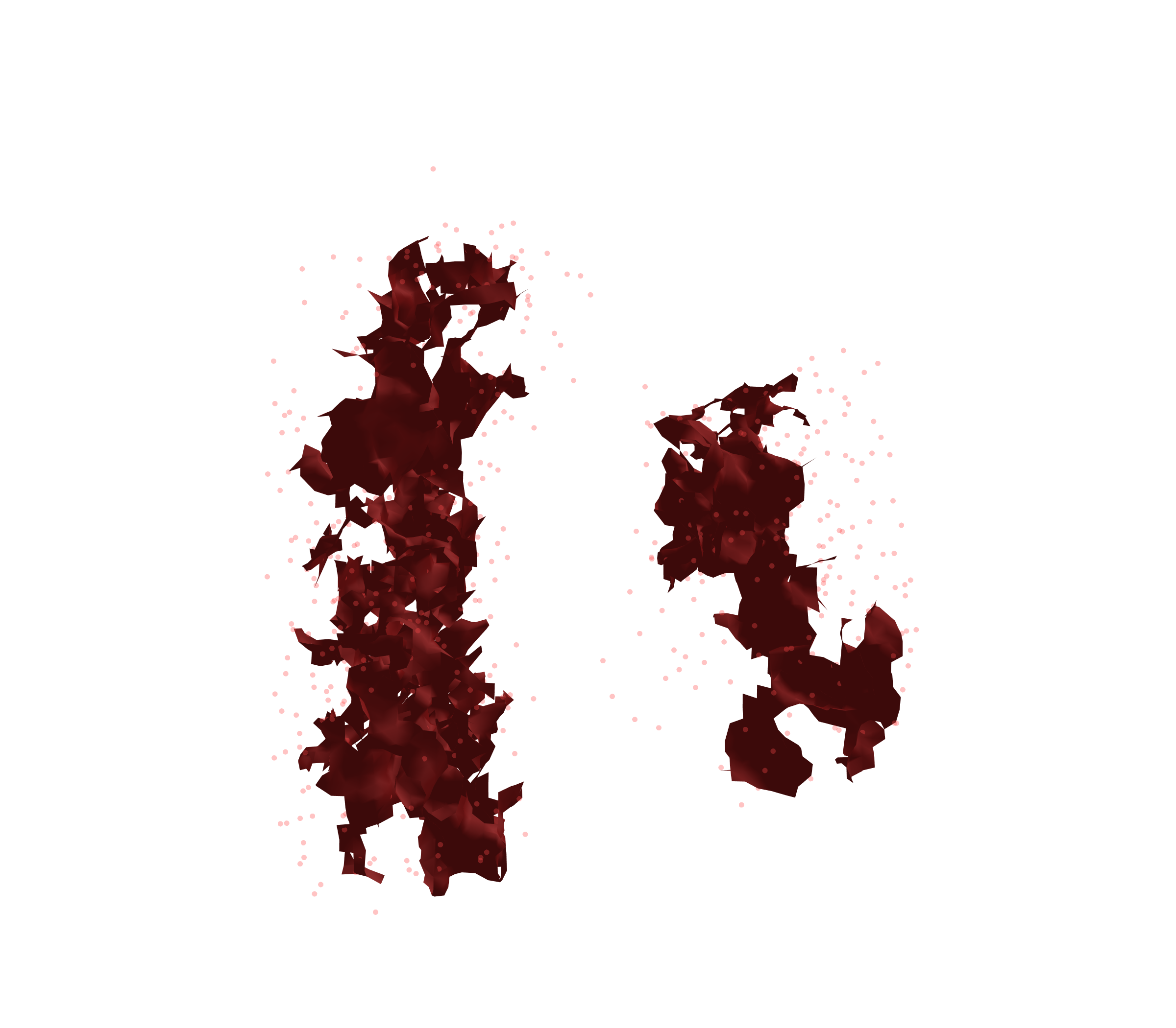 Combined Visualization (Expiration) - Front View