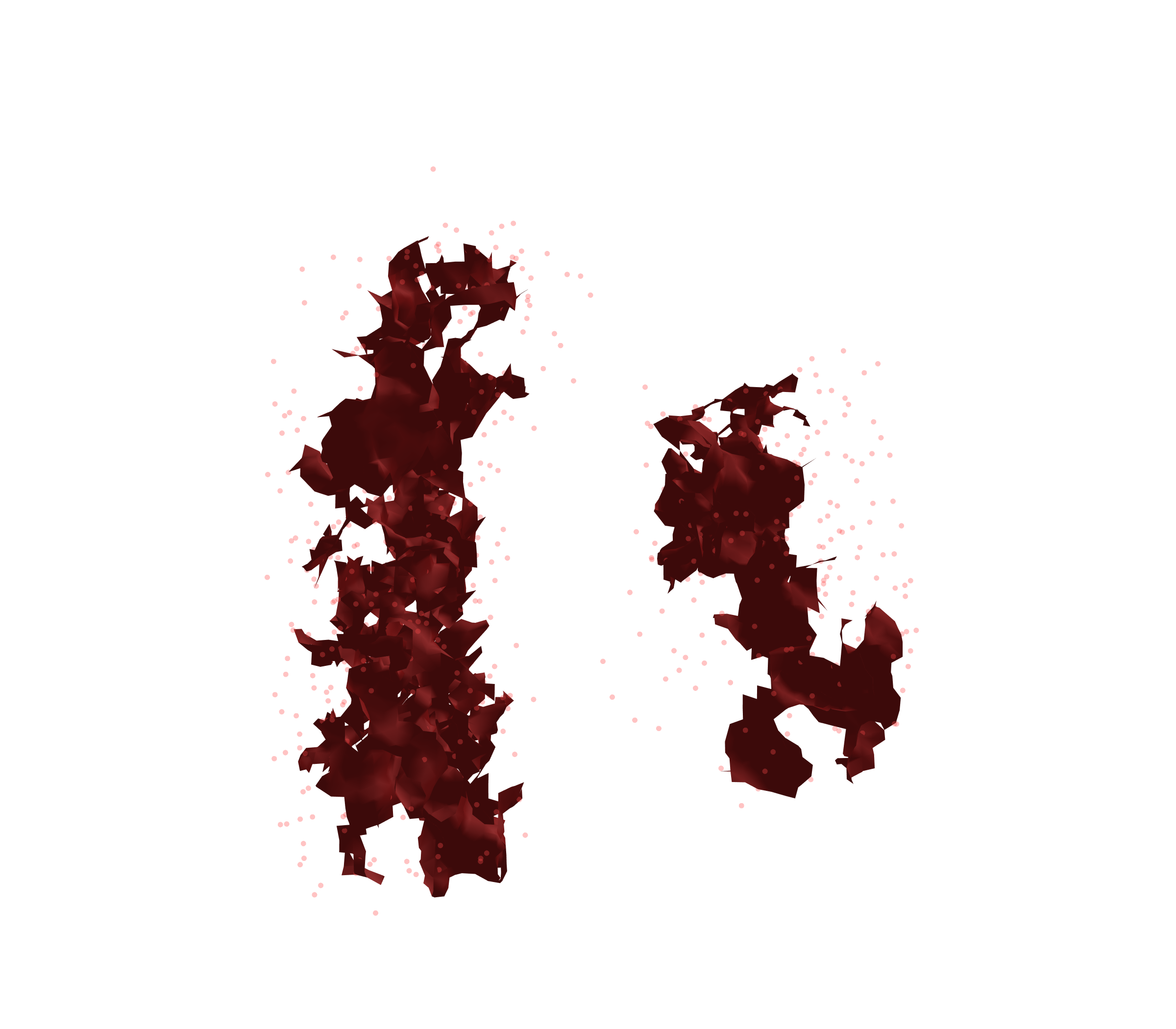 Combined Visualization (Expiration) - Front View