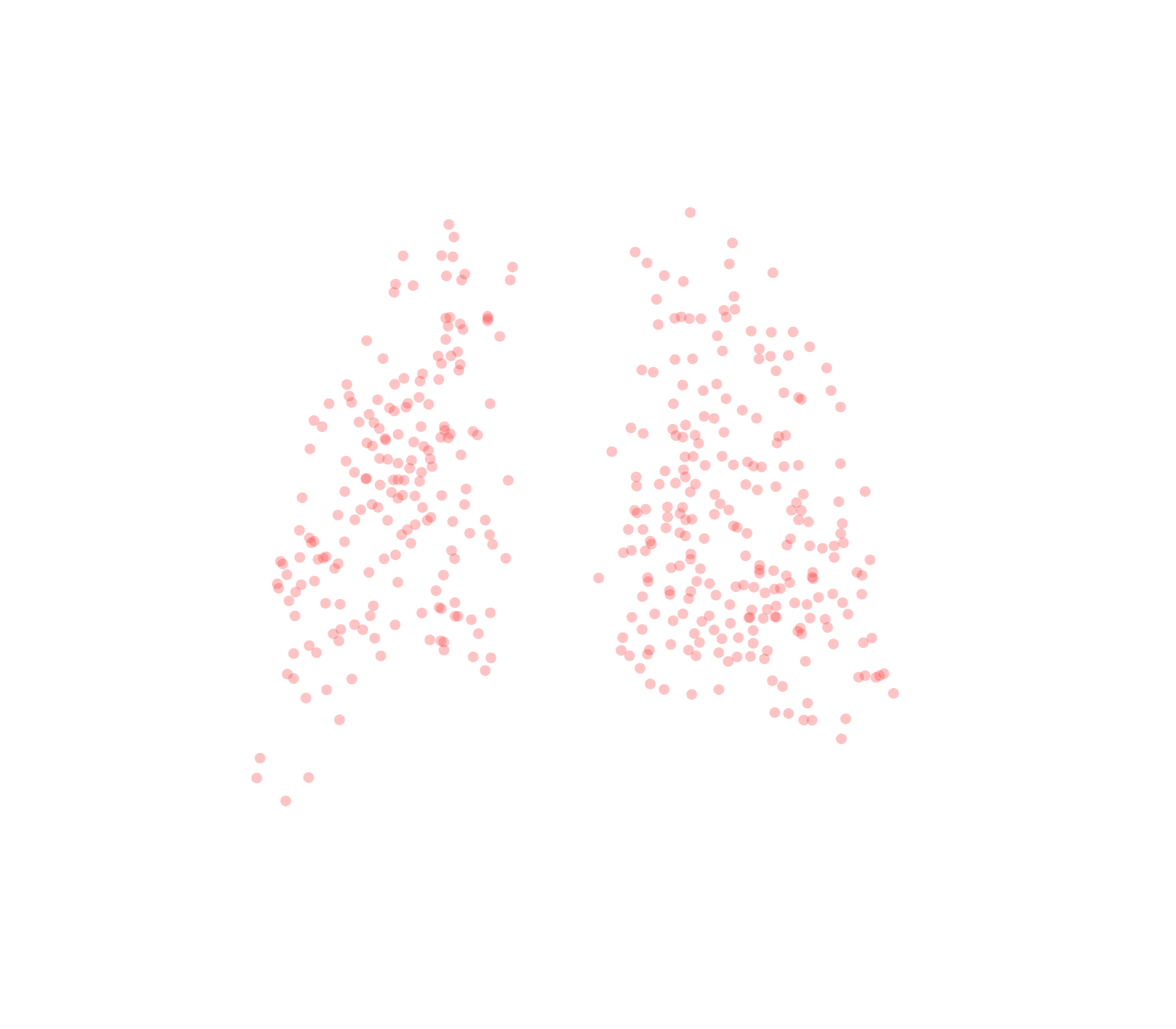 Displacement Vectors (Expiration) - Back View