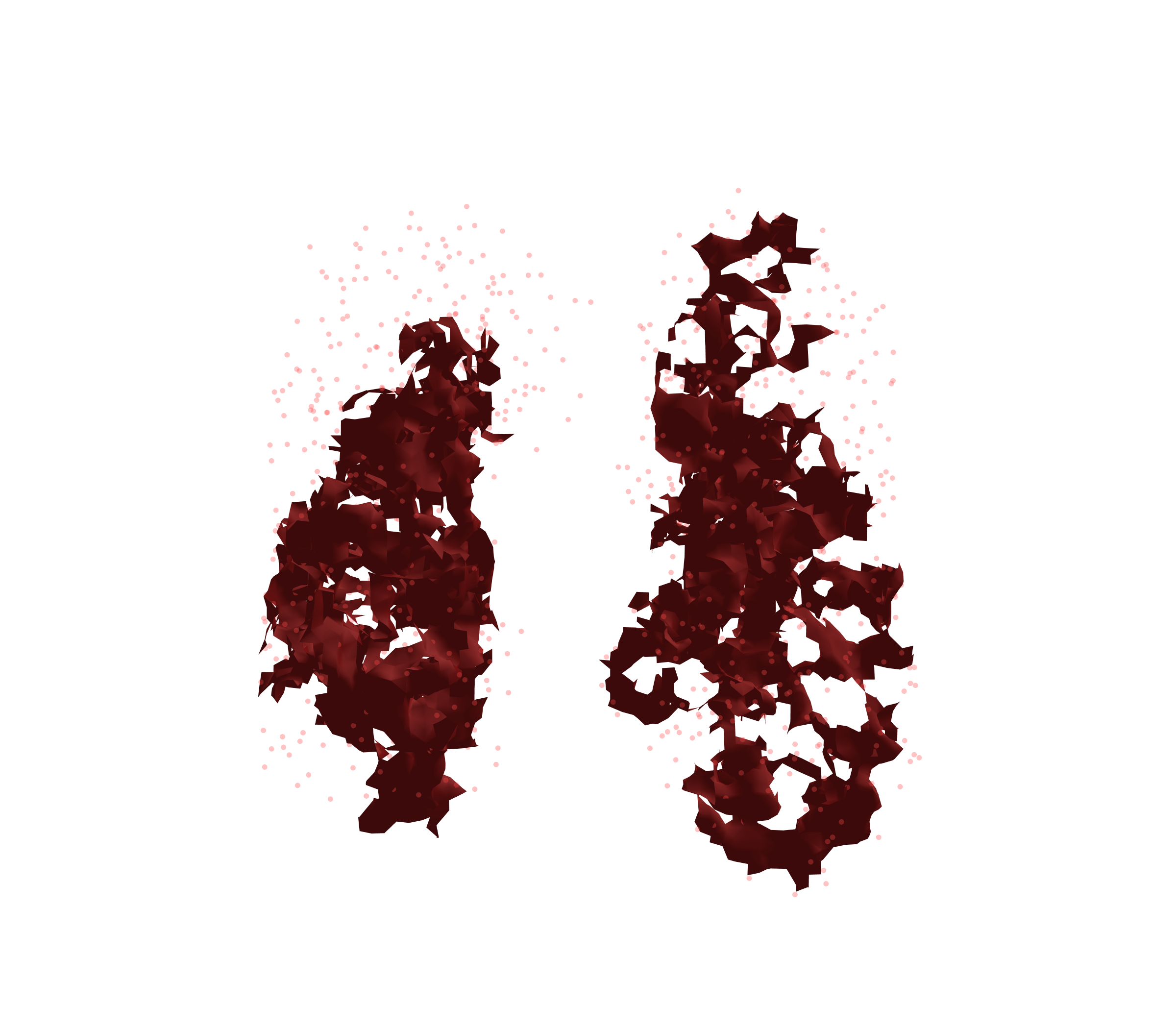 Combined Visualization (Expiration) - Front View