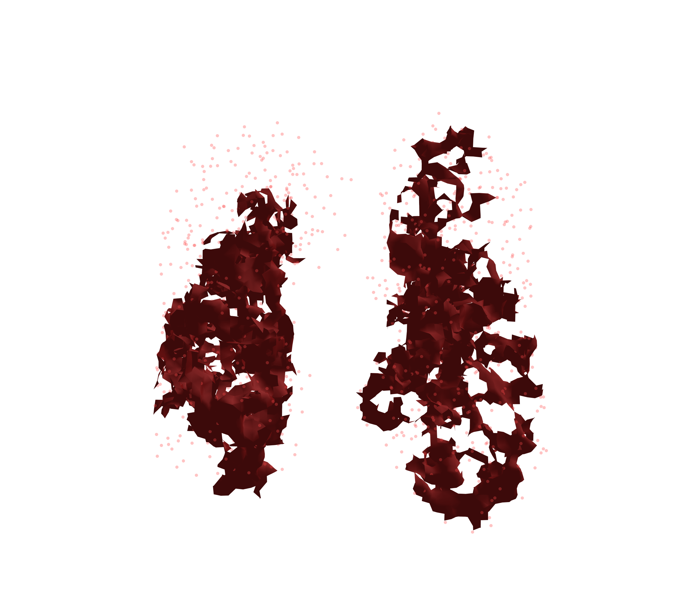 Combined Visualization (Expiration) - Front View