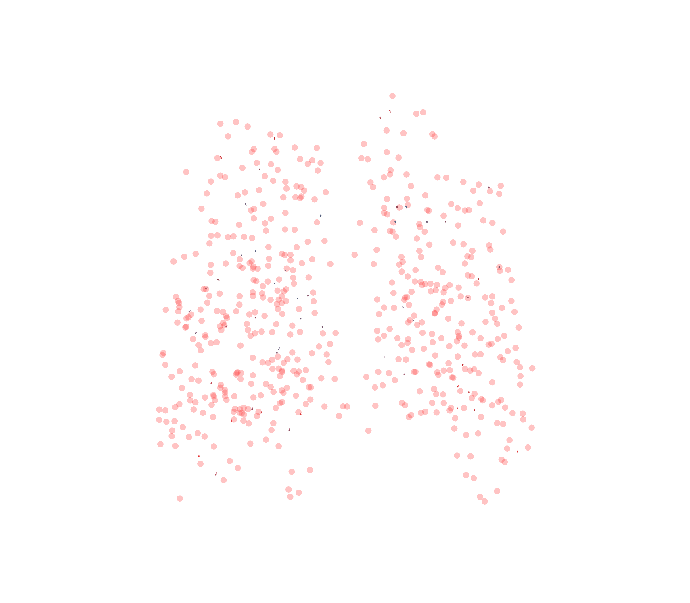 Displacement Vectors - Back View