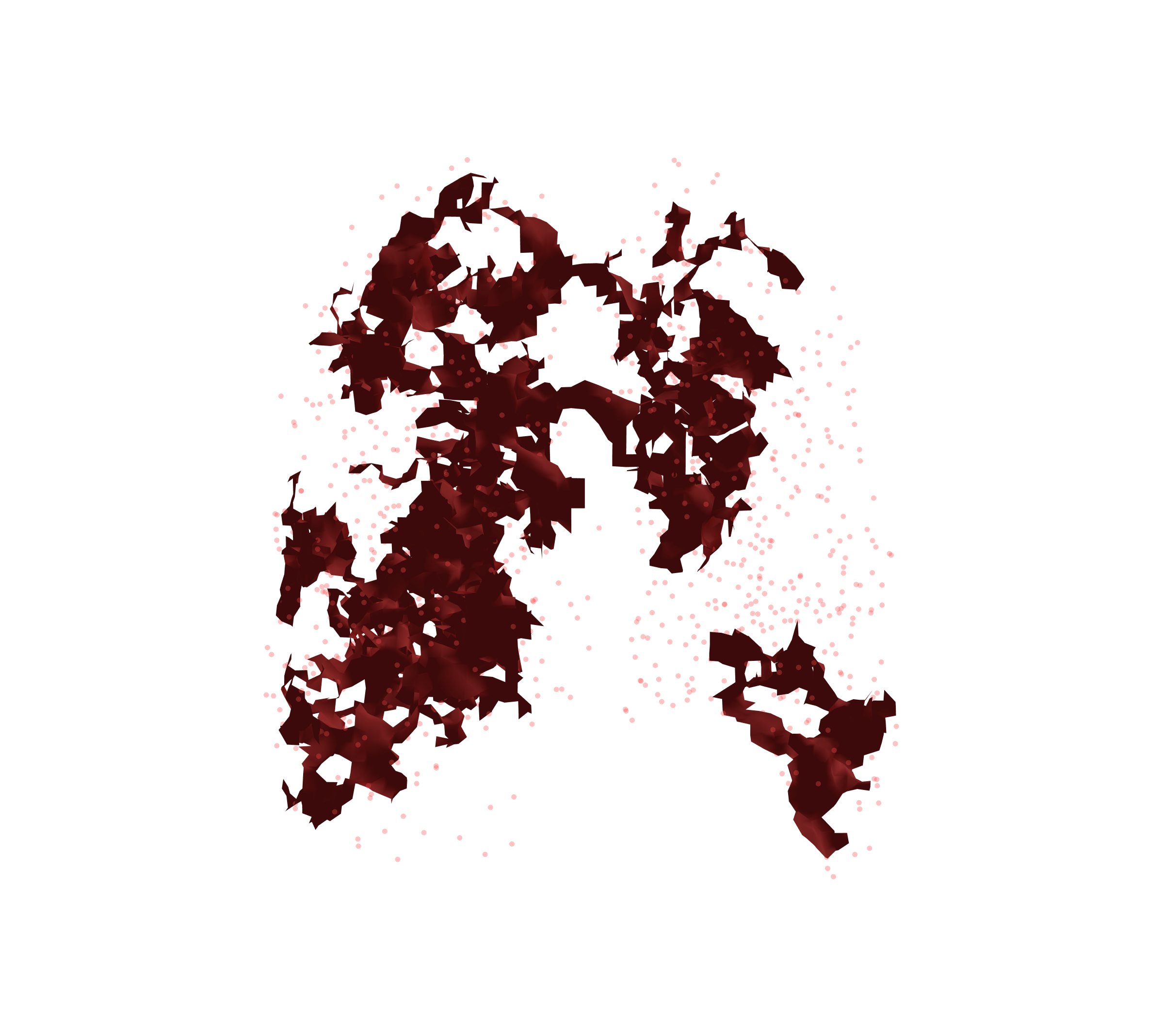 Combined Visualization (Expiration) - Back View