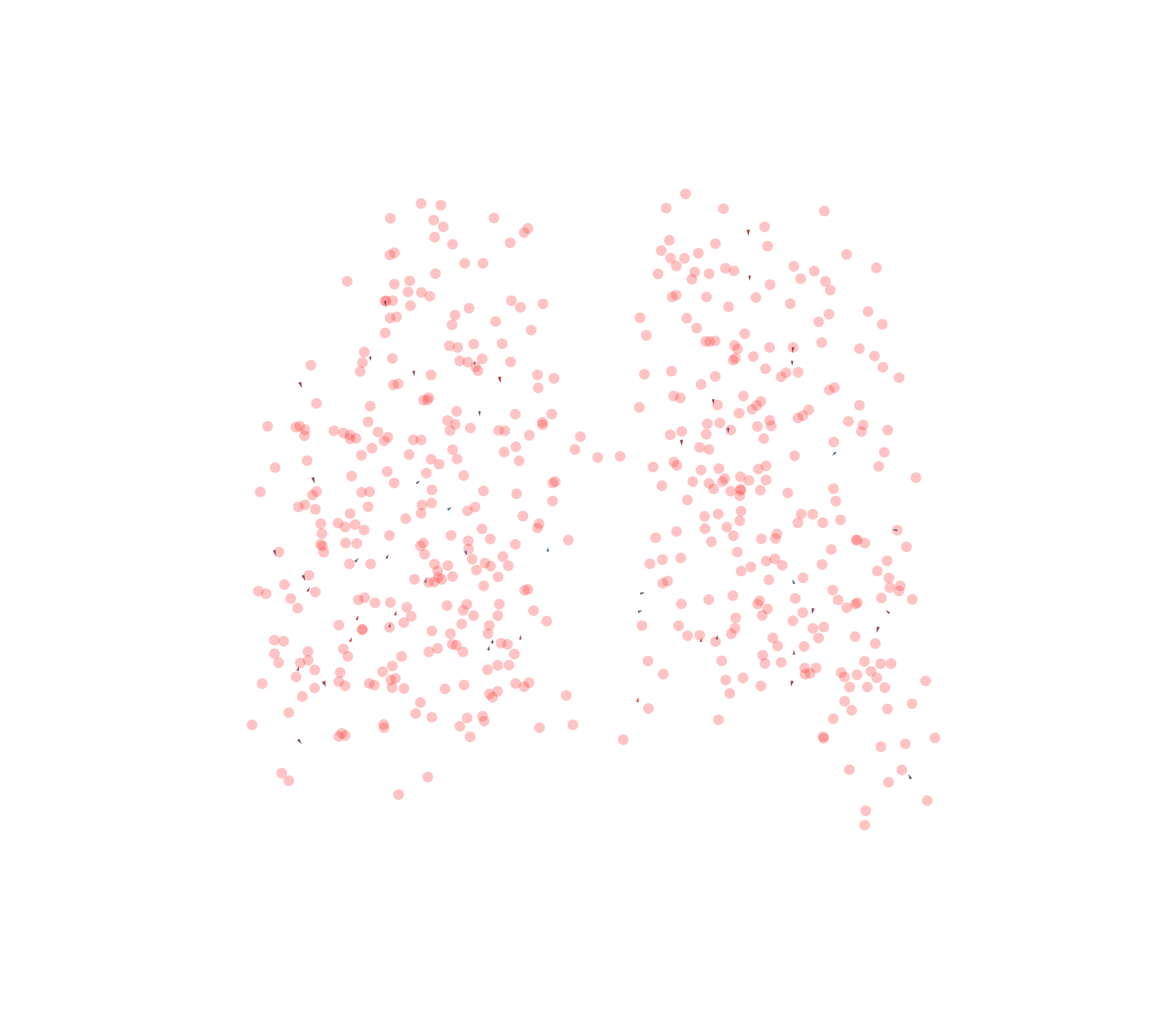 Displacement Vectors - Back View